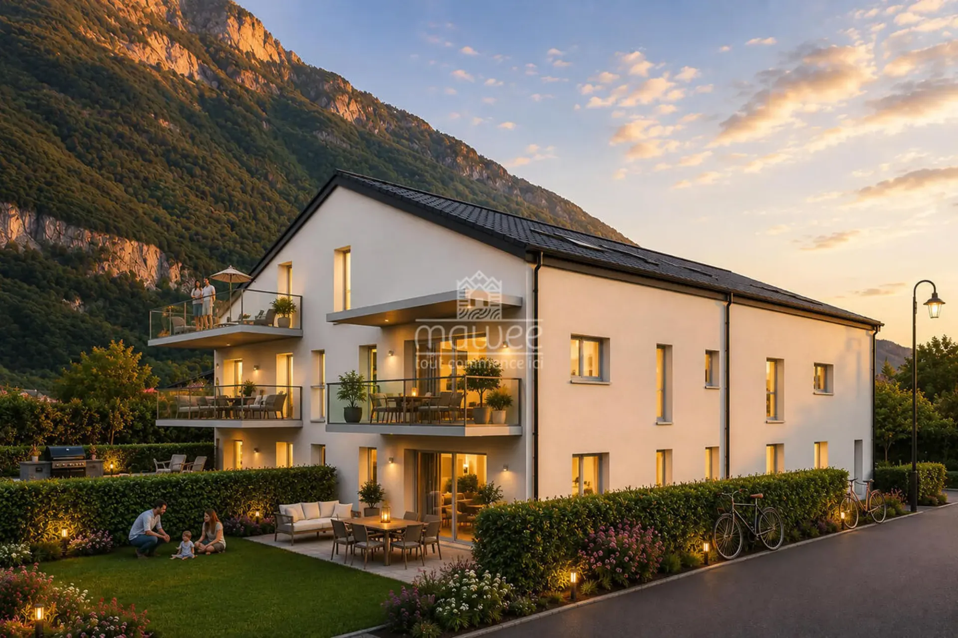 Ihr ruhiger Hafen mit eigenem Garten im Herzen des Wallis