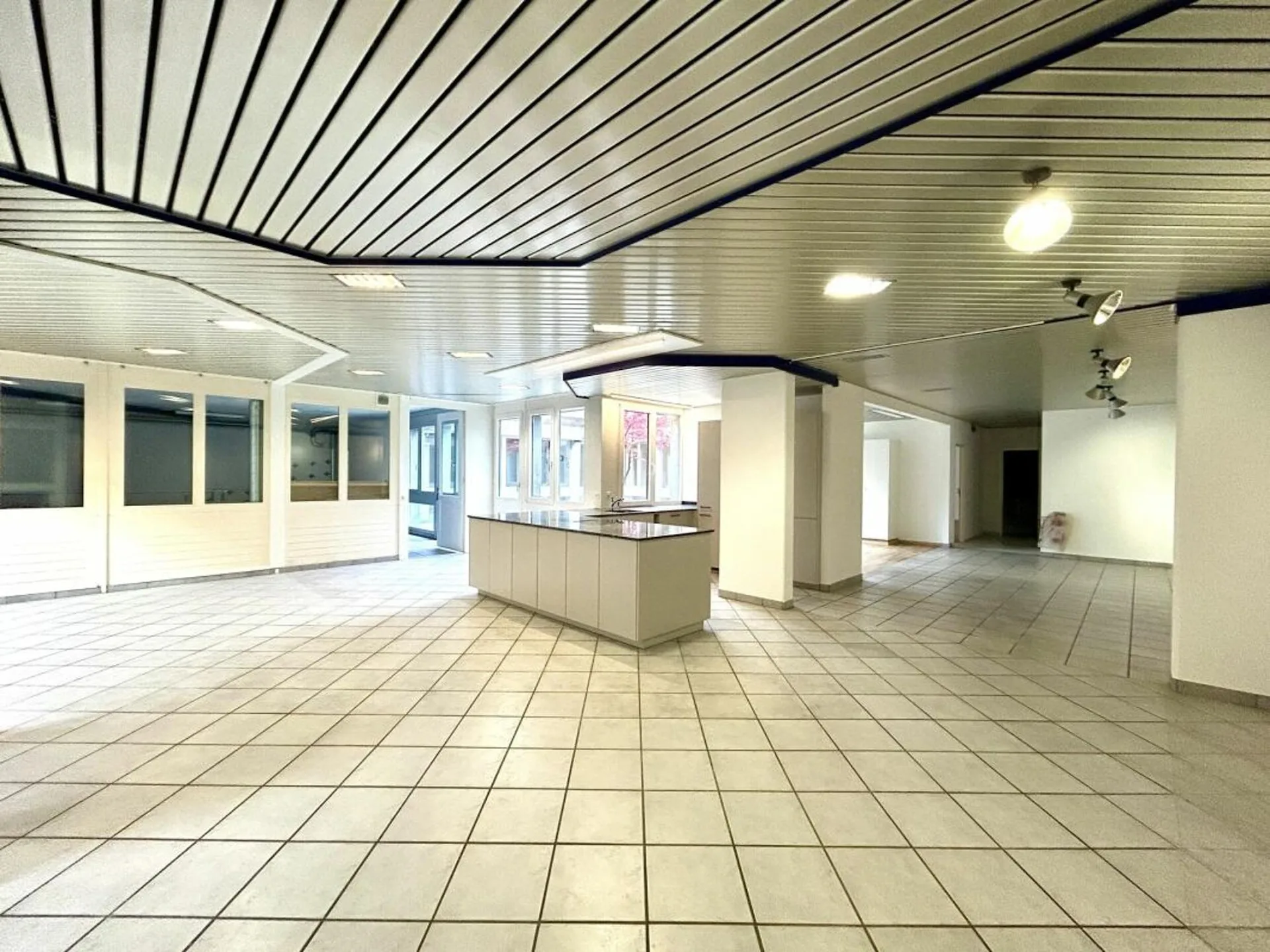 Maison d'habitation et de commerce au sous-sol avec un potentiel d'utilisation polyvalent