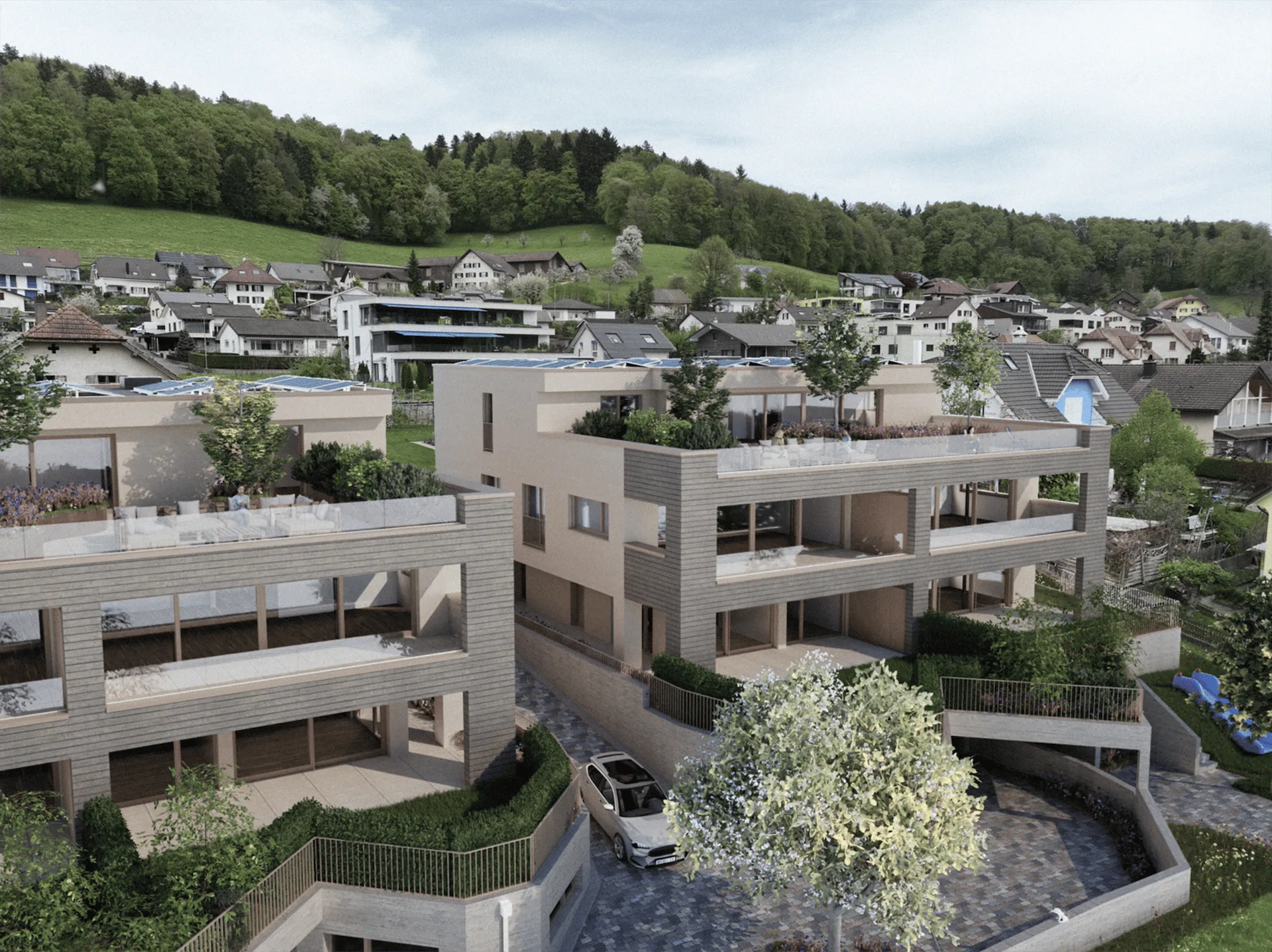 Appartement attique moderne 2.5 pièces en Minergie P