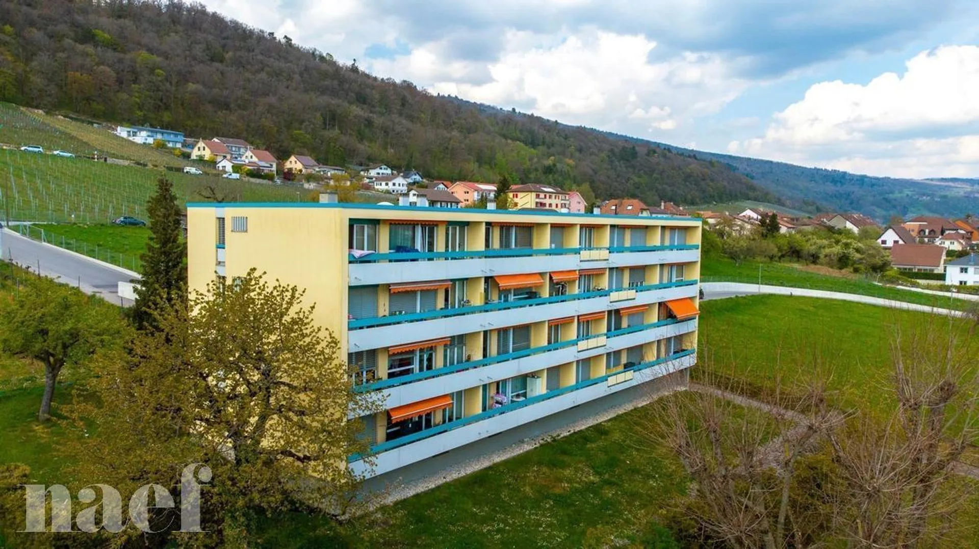Ein-Zimmer-Wohnung mit Balkon in Cornaux