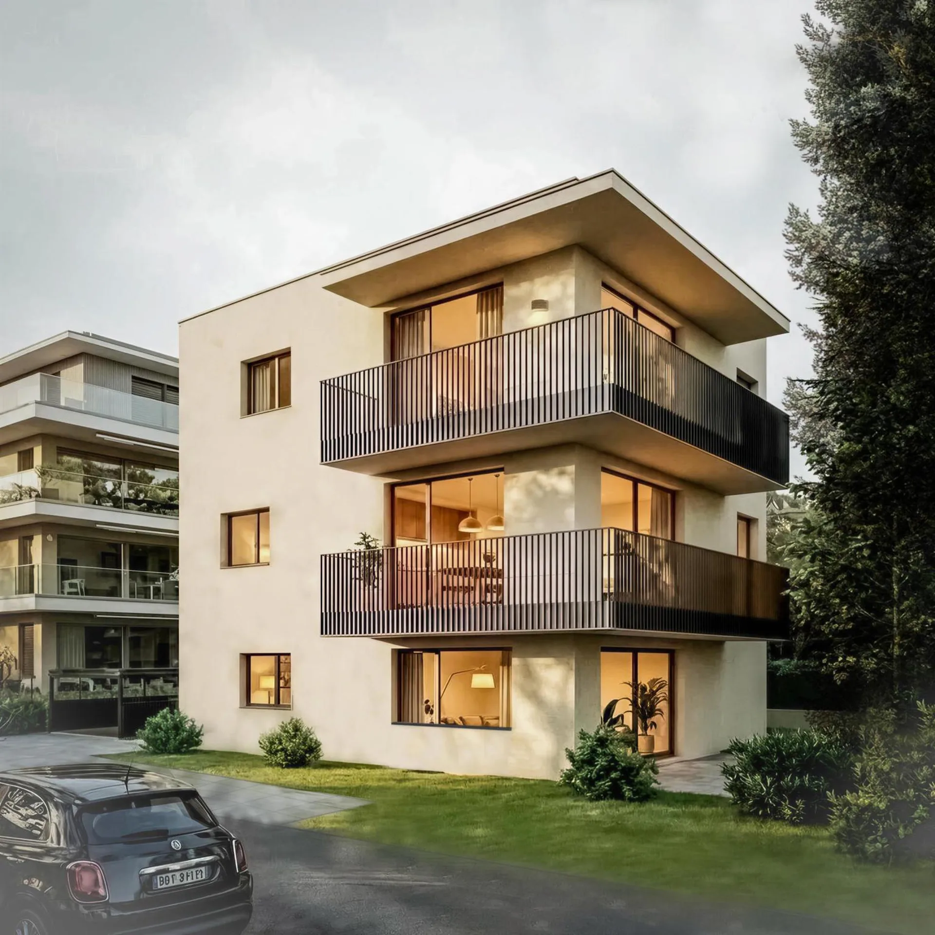 Projet neuf Lot 1 : 2.5 pièces avec terrasse et jardin privatif