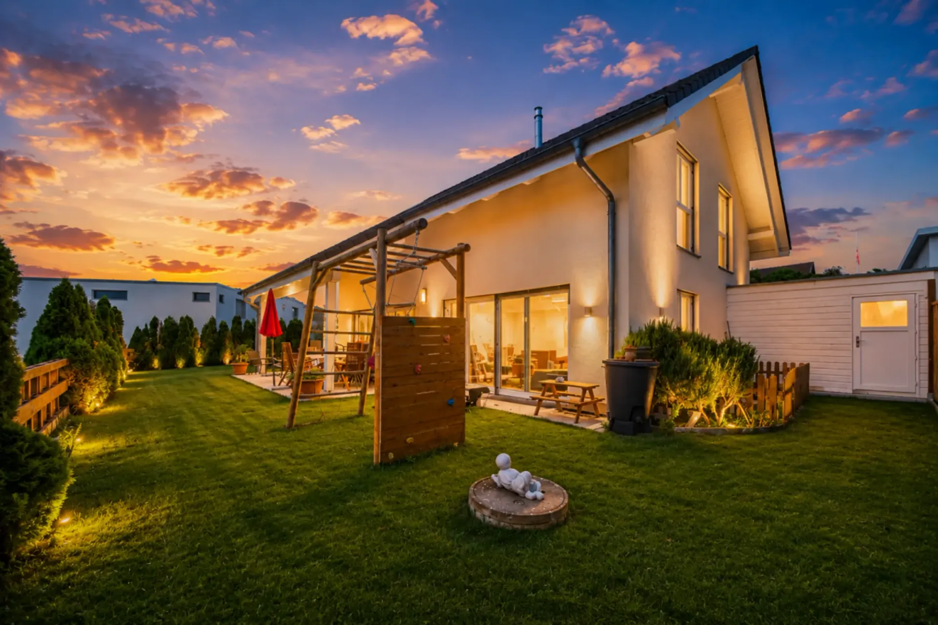 Familienparadies nahe der Aare - modernes 6.5-Zimmer-Einfamilienhaus mit Ausbaupotenzial