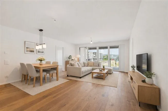 Exklusive 3.5-Zimmer-Neubauwohnung im AuPark  modernes Wohnen mit Blick zum Zürichsee