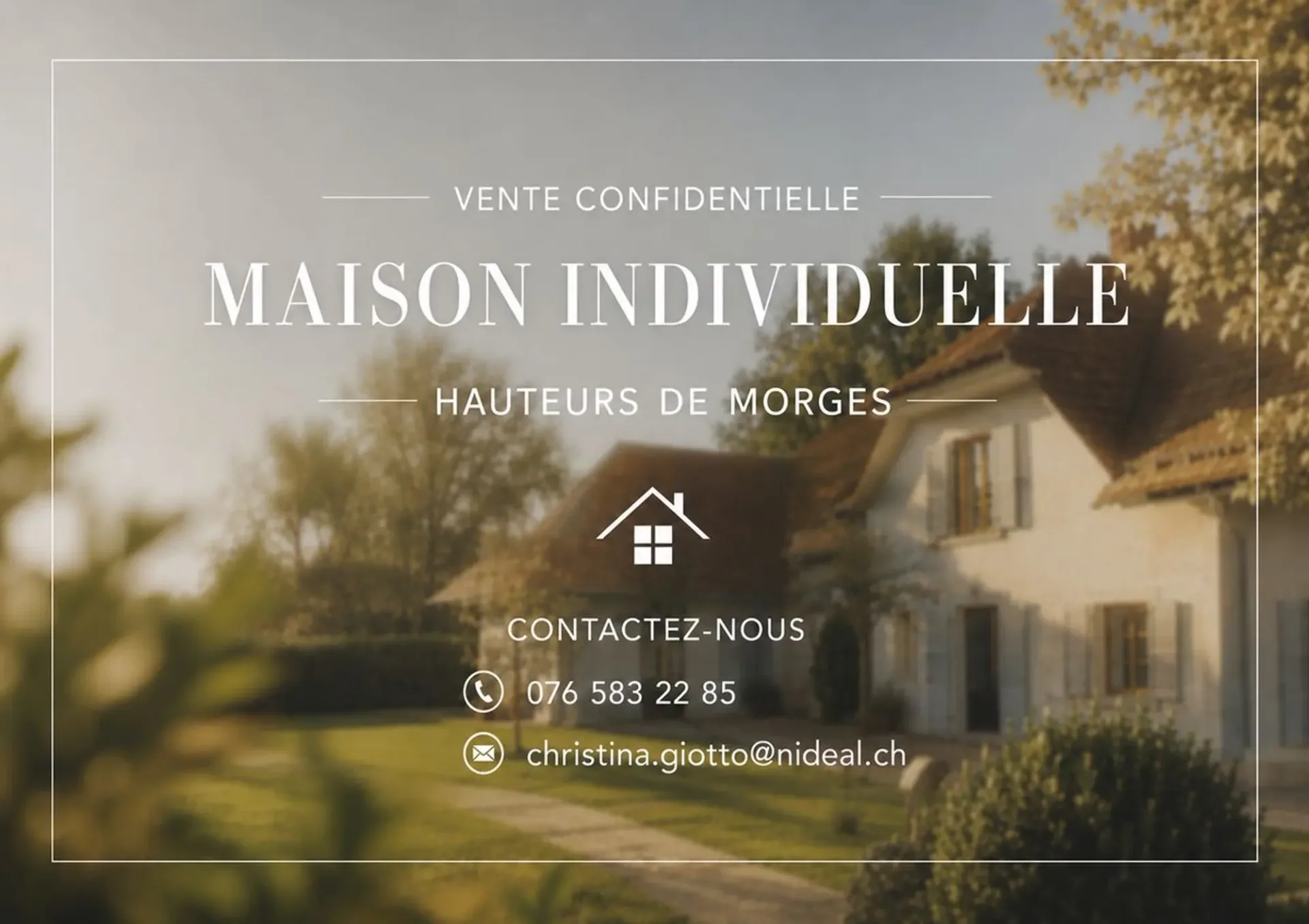 Maison de 8 pièces à vendre proche de Morges - 300 m2 et grand terrain de 3'000 m2