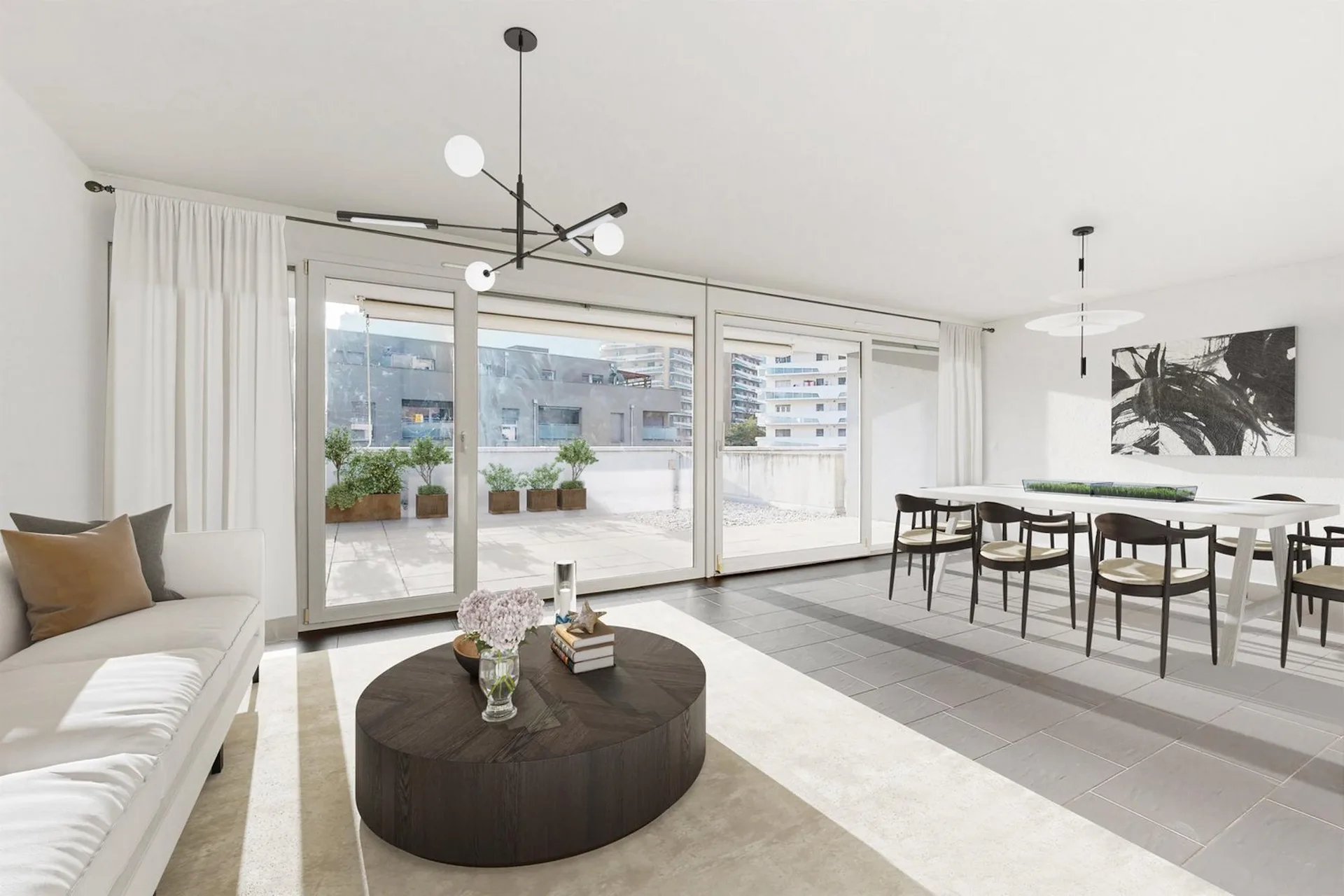 One month free rent - Spacious apartment with terrace