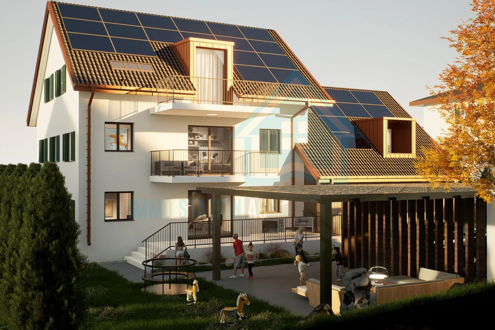 Progetto di ricostruzione a Kirchdorf AG - stiloso, sostenibile, a contatto con la natura