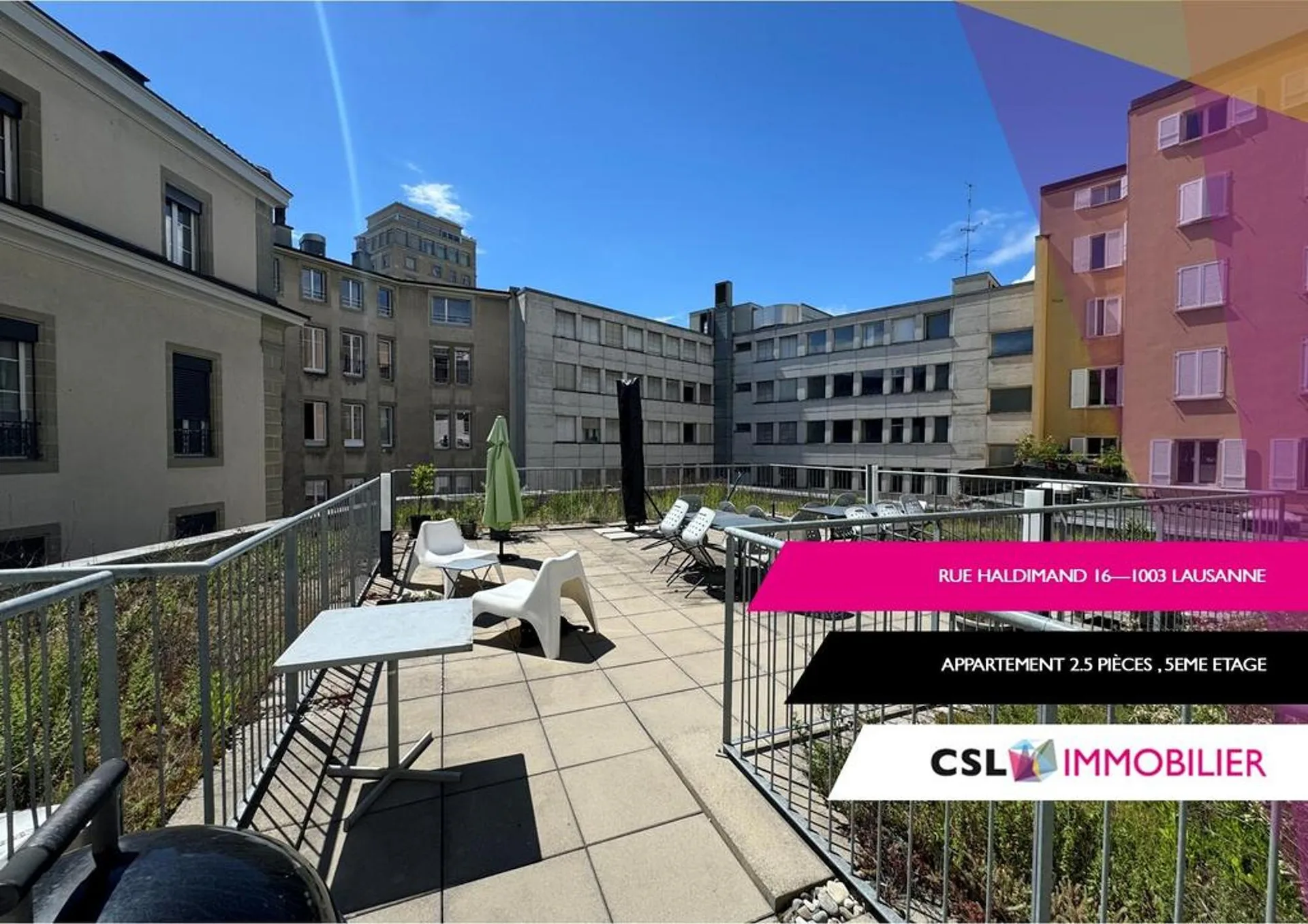 Super helles 2.5-Zimmer-Wohnung im Herzen von Lausanne