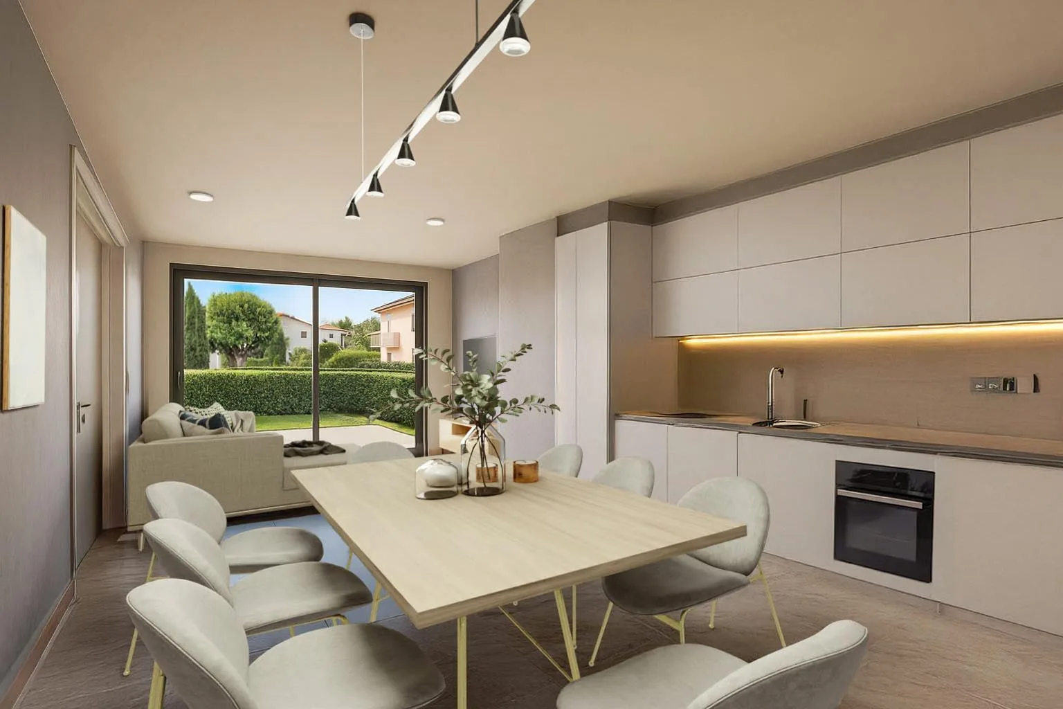 4.5 locali con giardino a Stabio
