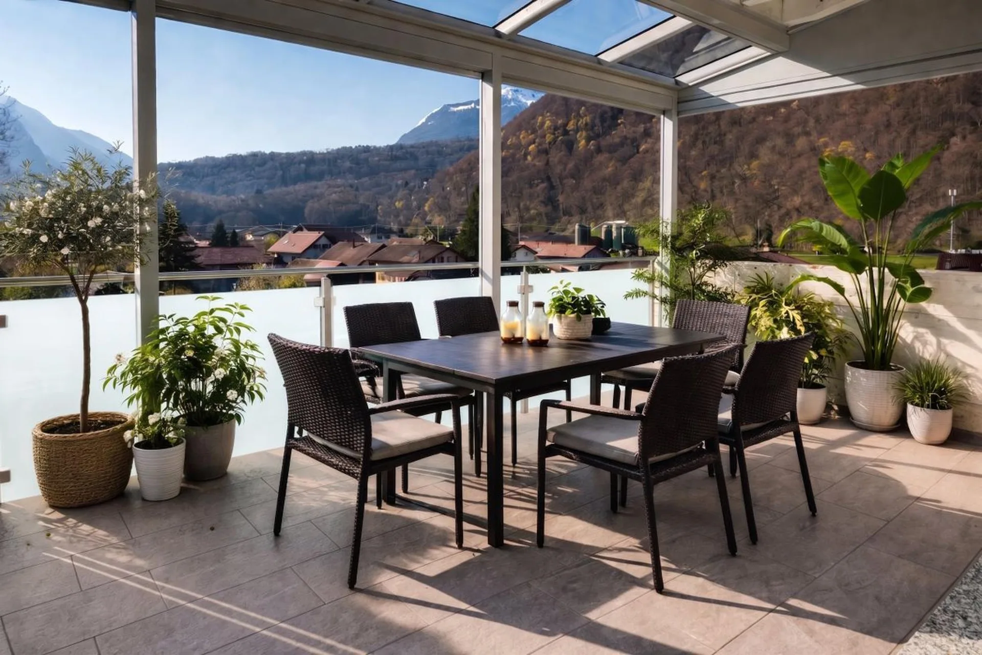 Penthouse-Wohnung mit 4,5 Zimmern und großem Balkon