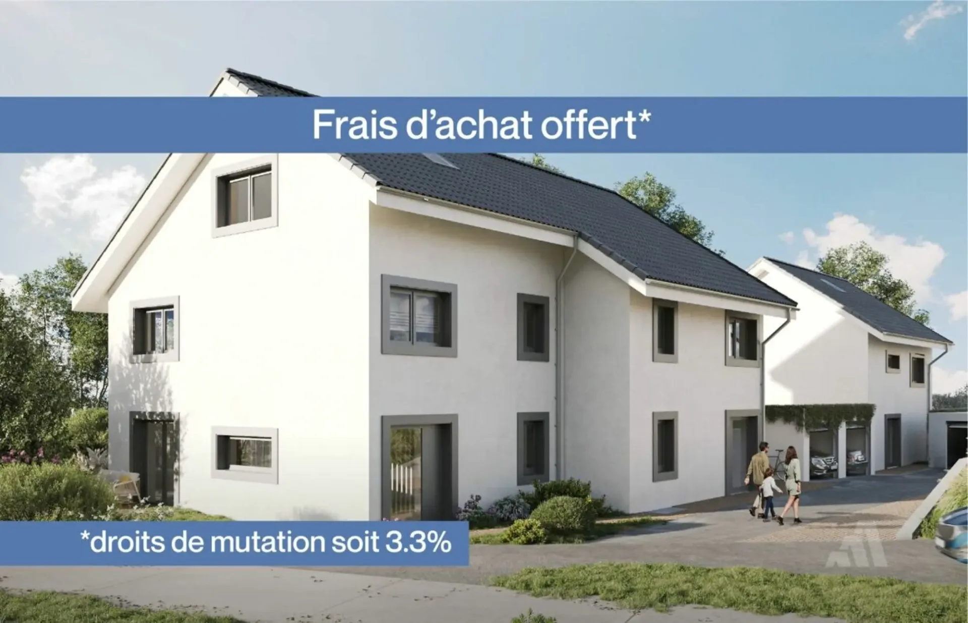 Lignerolle - Villa mitoyenne neuve de 5.5 pièces avec jardin - à 5 min d'Orbe