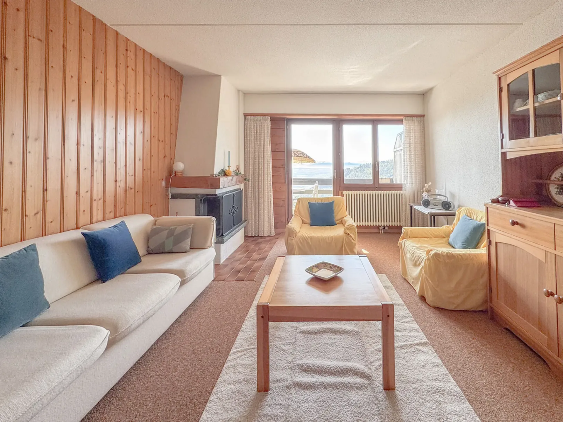 Duplex PPE mit 4,5 Zimmern und 2 Balkonen im Erdgeschoss - prächtige Aussicht