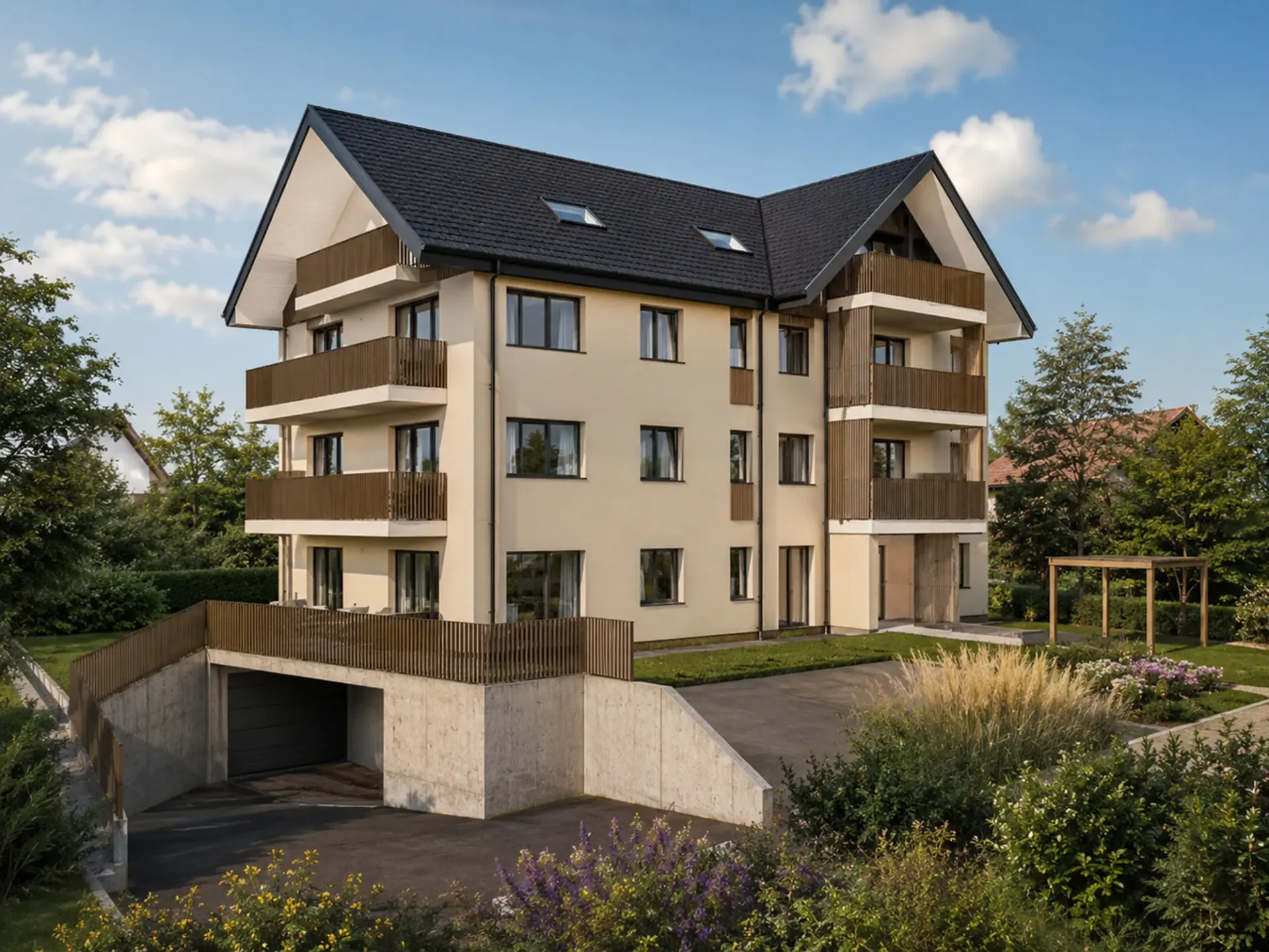Appartement neuf de 3.5 pièces au coeur d'Oron-la-Ville