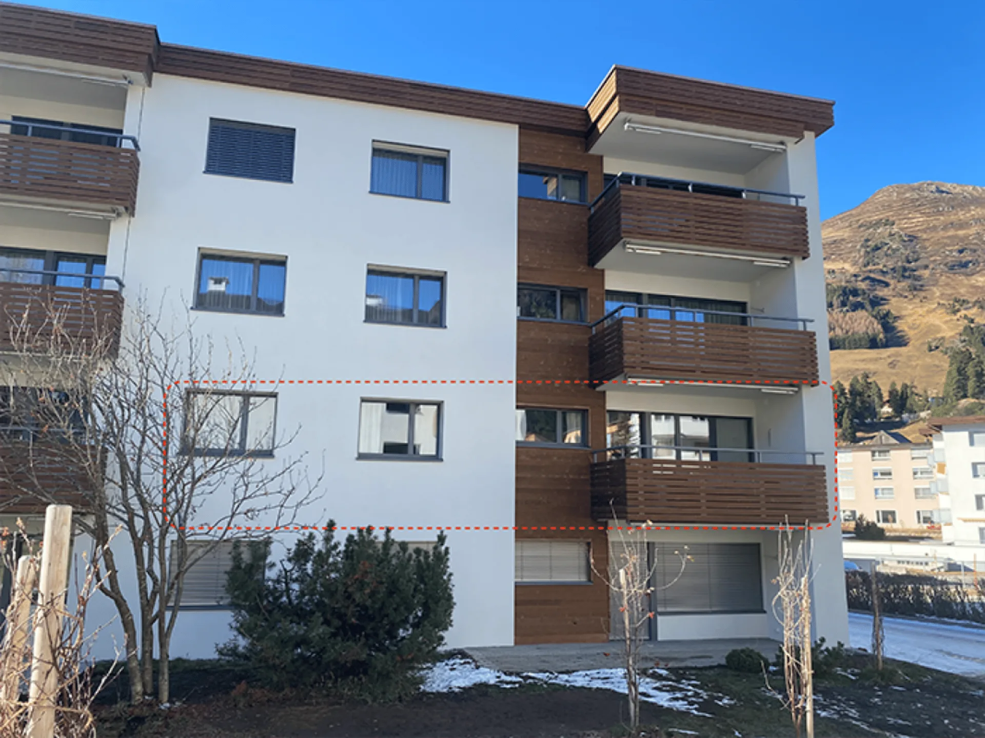 Appartement moderne 3 1/2 pièces à proximité immédiate du téléski et des pistes de ski de fond Bünda