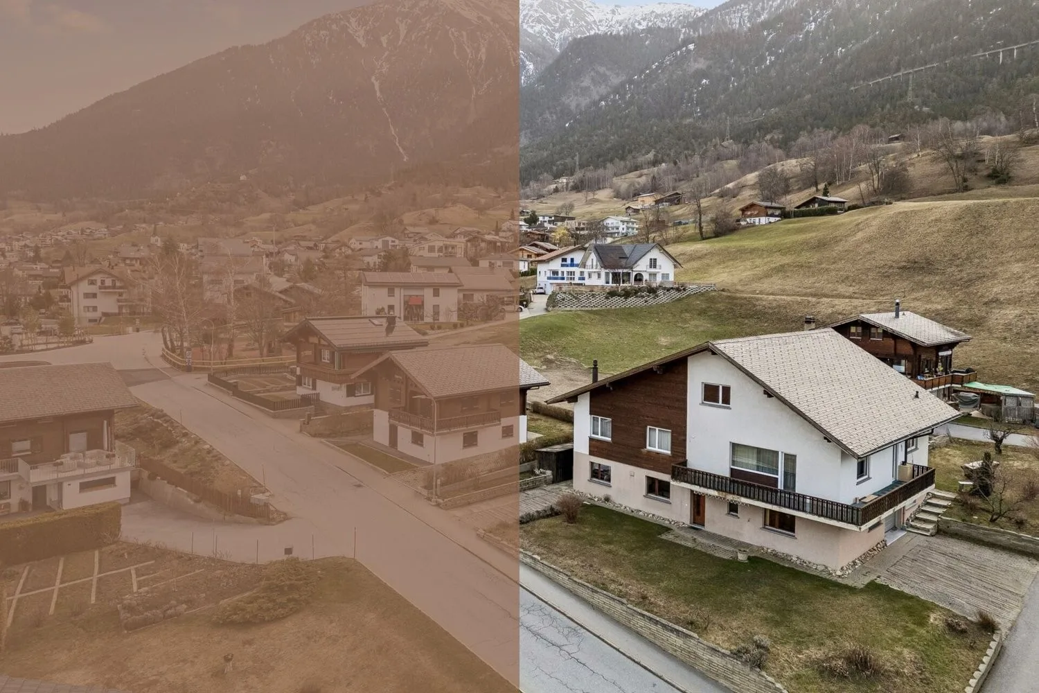 4.5-Zimmer-Gartenwohnung mit Top-Aussicht
