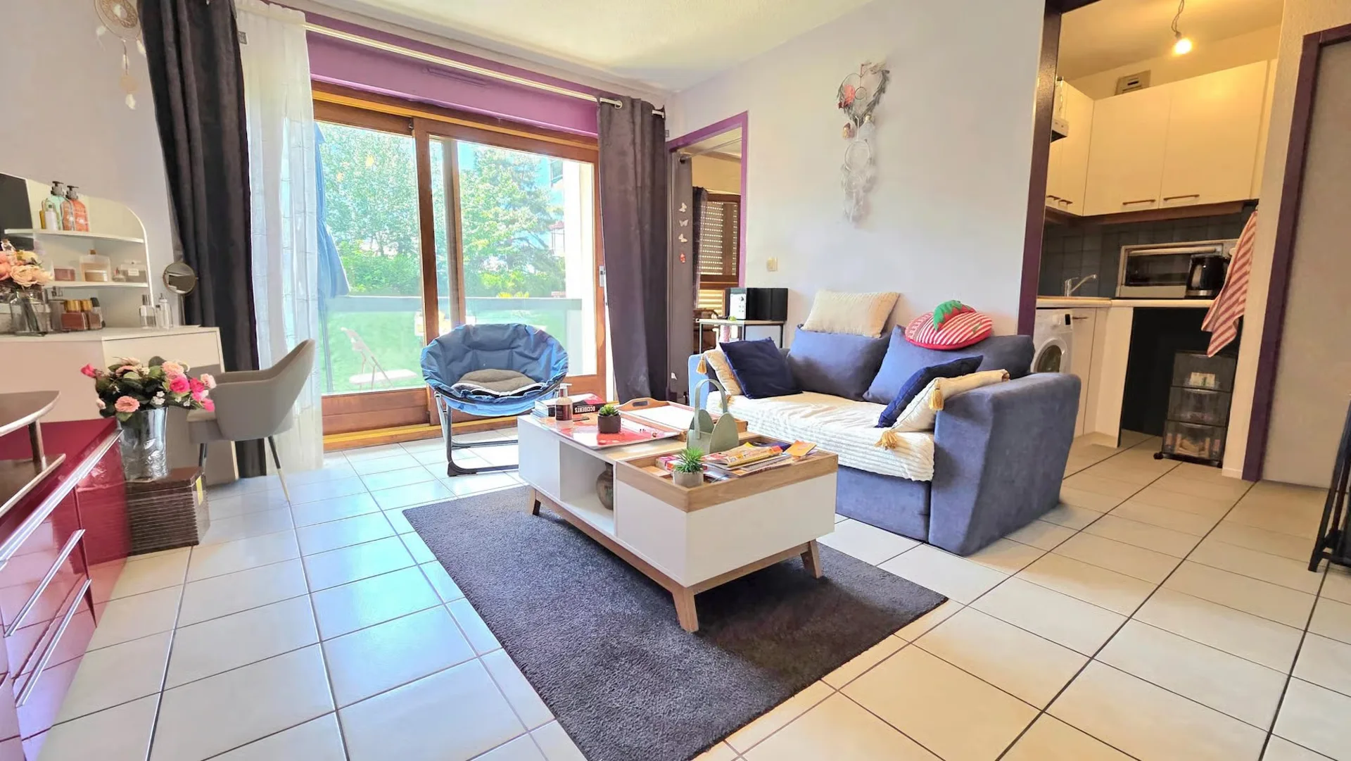 Thonon-les-Bains Morcy: Helles 2-Zimmer-Wohnung mit Terrasse