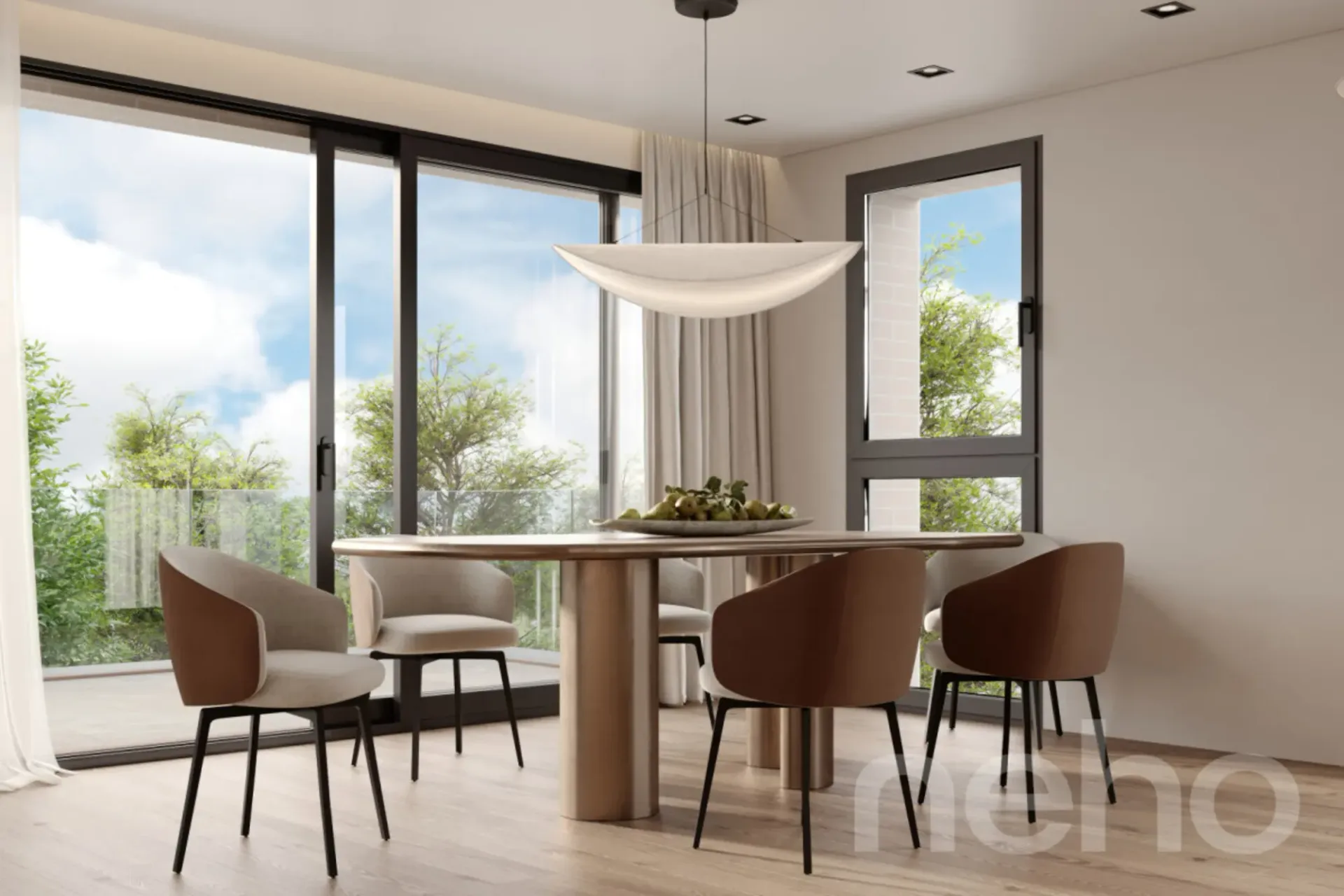 Attika mit Terrasse und Balkon von hohem Standard
