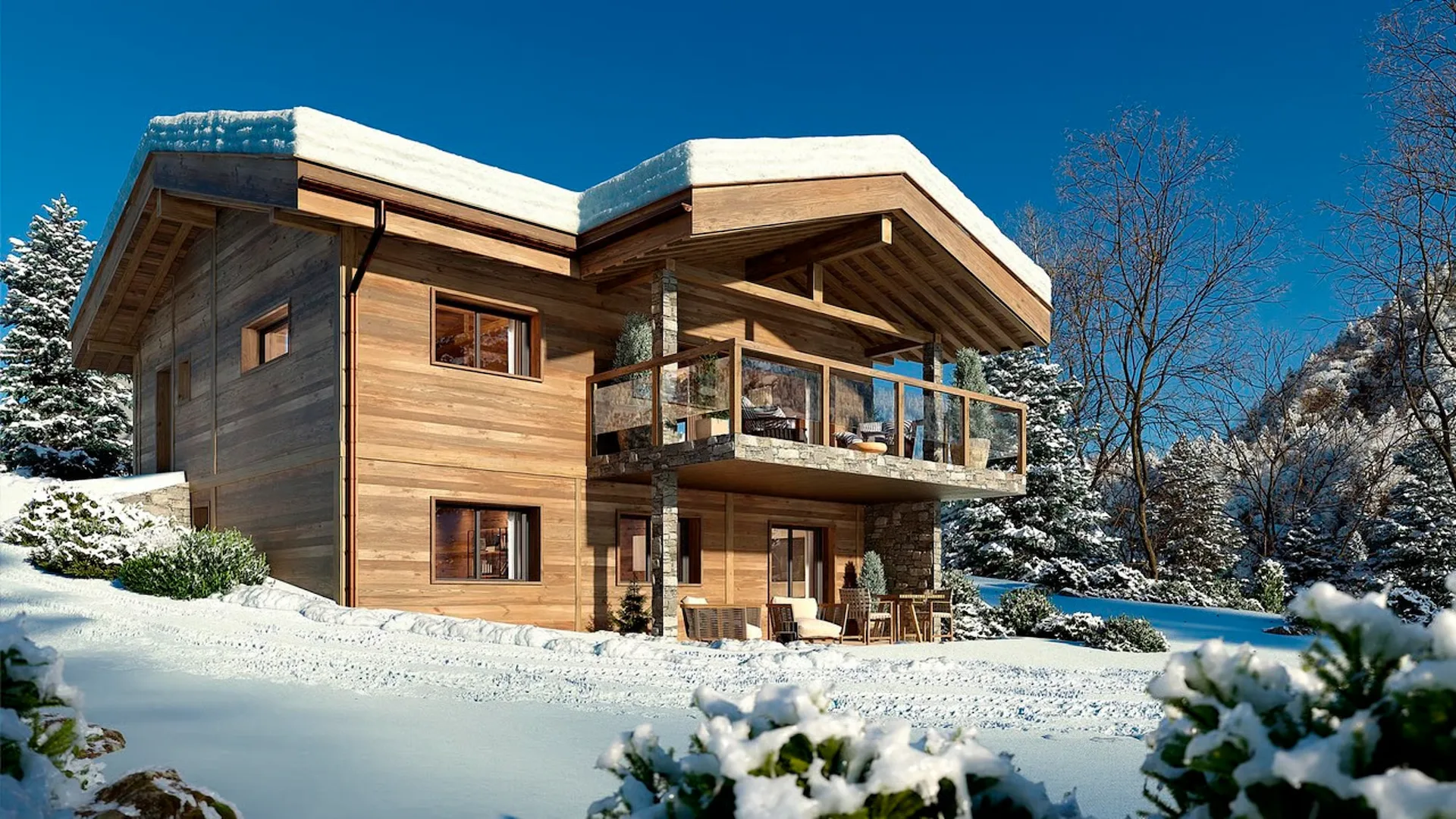A VENDRE CHALET D'EXCEPTION 4.5 PCES A SALVAN