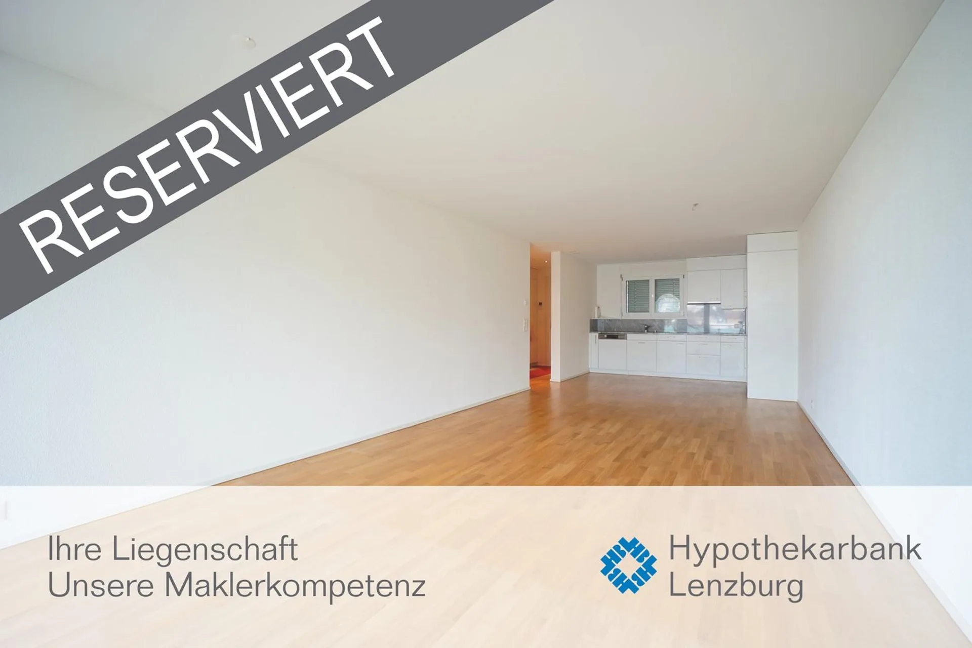 Gepflegte 3.5-Zimmerwohnung im 2. OG an zentraler Lage mit Balkon und Weitsicht