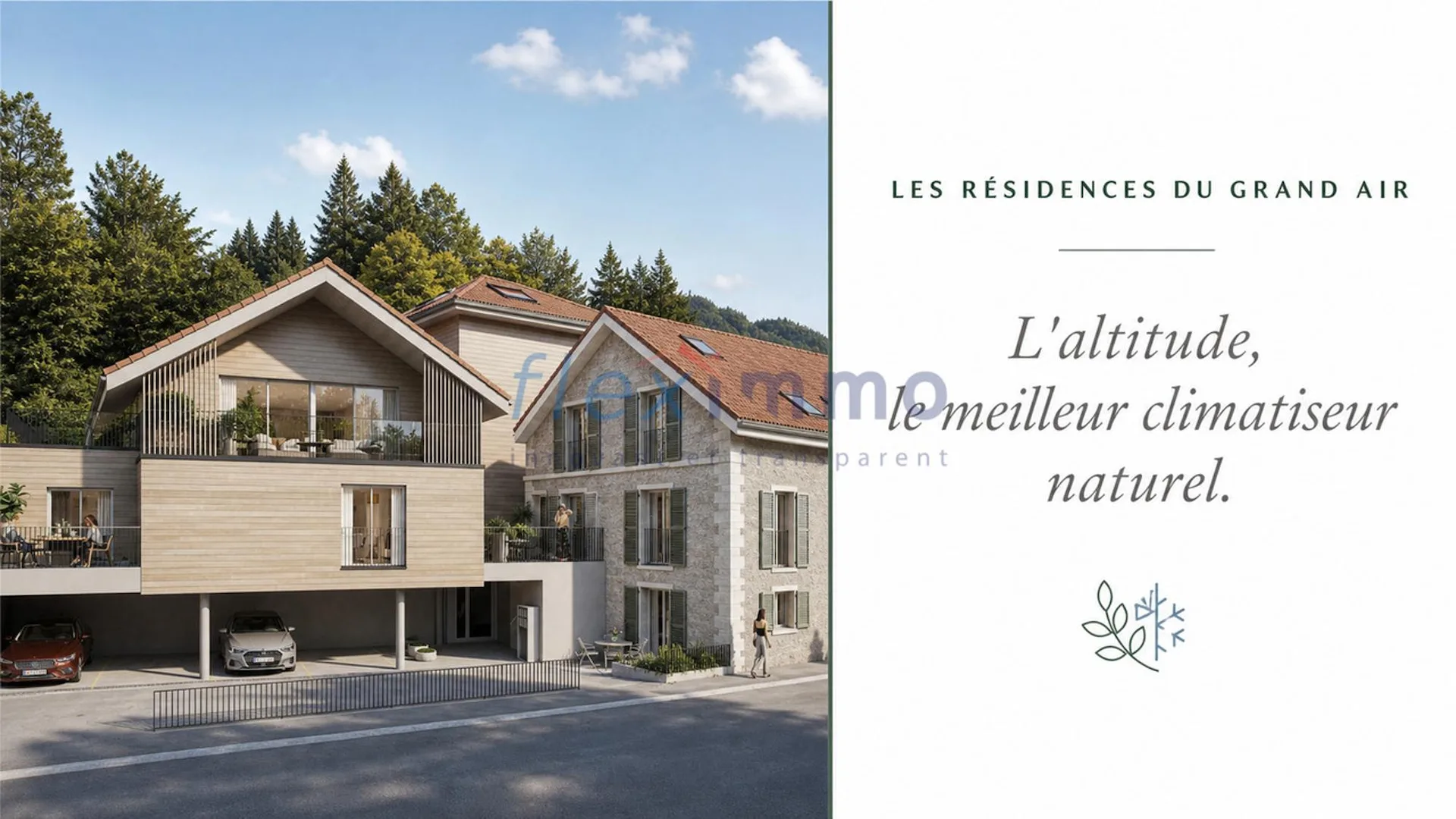 Duplex neuf - terrasse et balcons  Espace et lumière au sommet du Jura