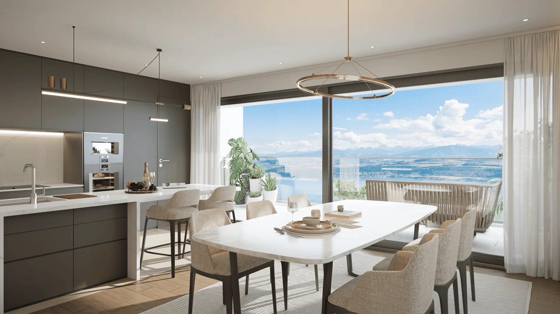 Moderne Doppelvilla in ruhiger Lage