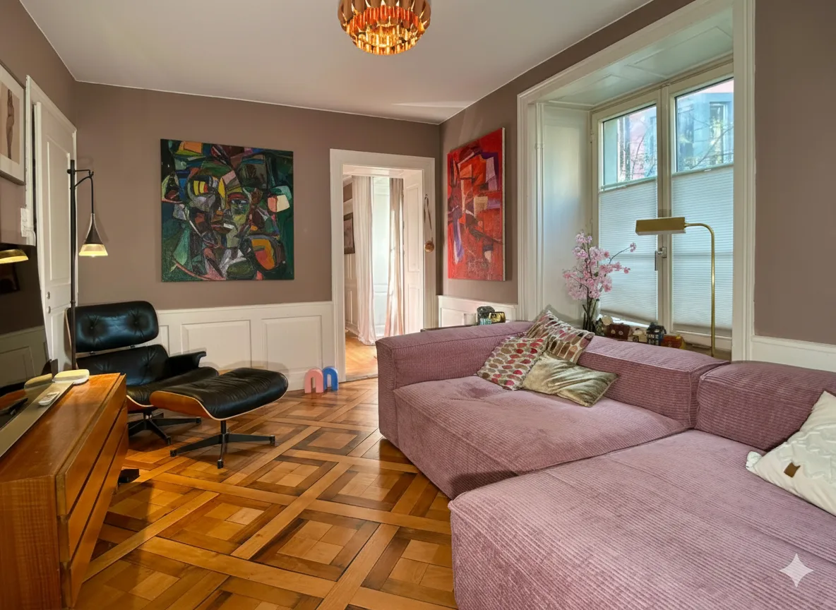 Temporär, möbliert: Wunderbare 3.5 Zimmerwohnung in Hottingen