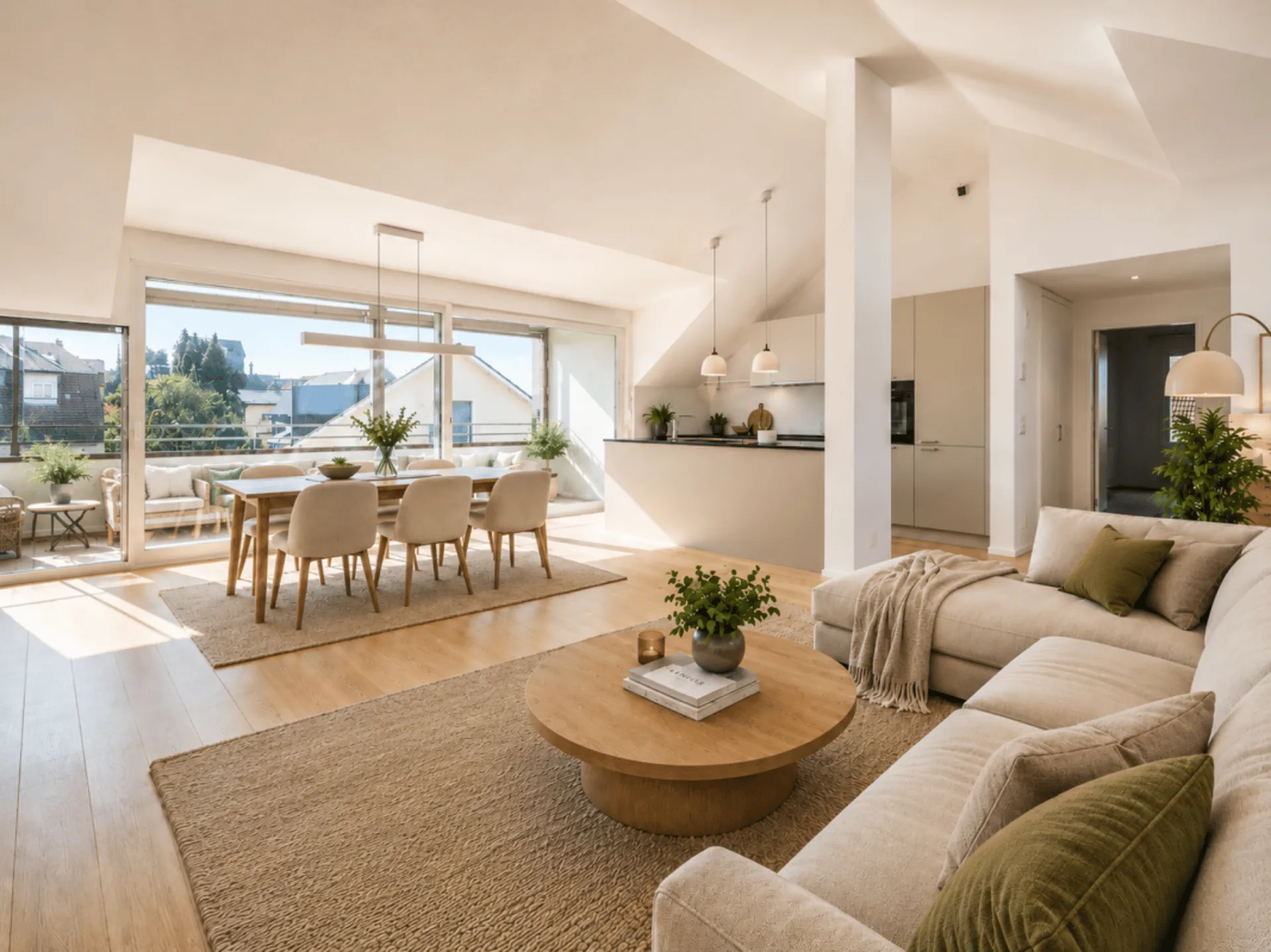 Moderne 4½-Zimmer-Dachwohnung mit direktem Lift in die Wohnung