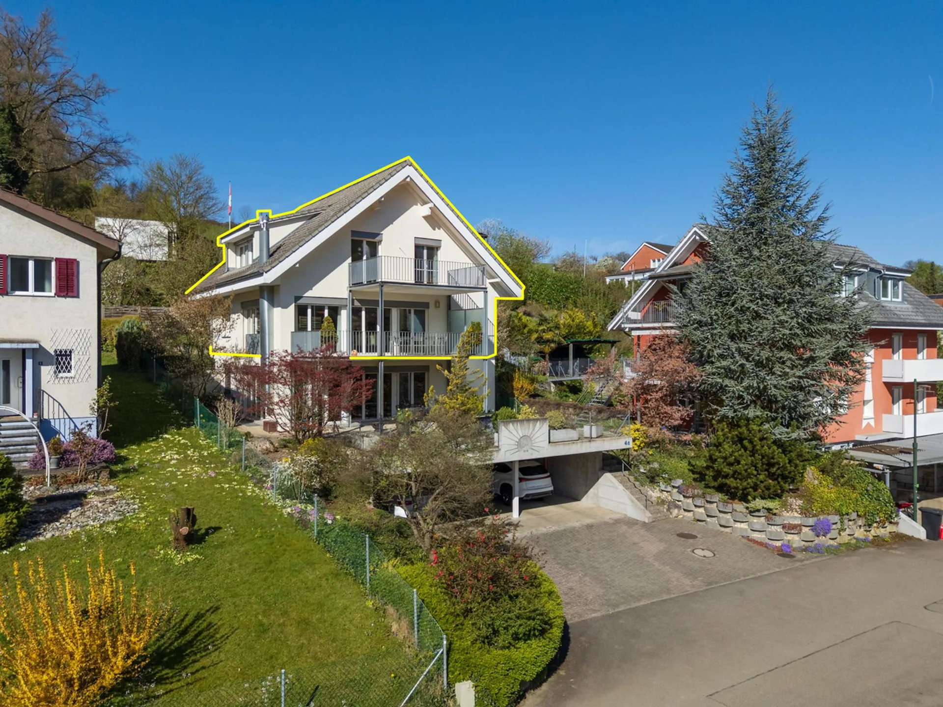 Ein Zuhause im Grünen  mit viel Privatsphäre