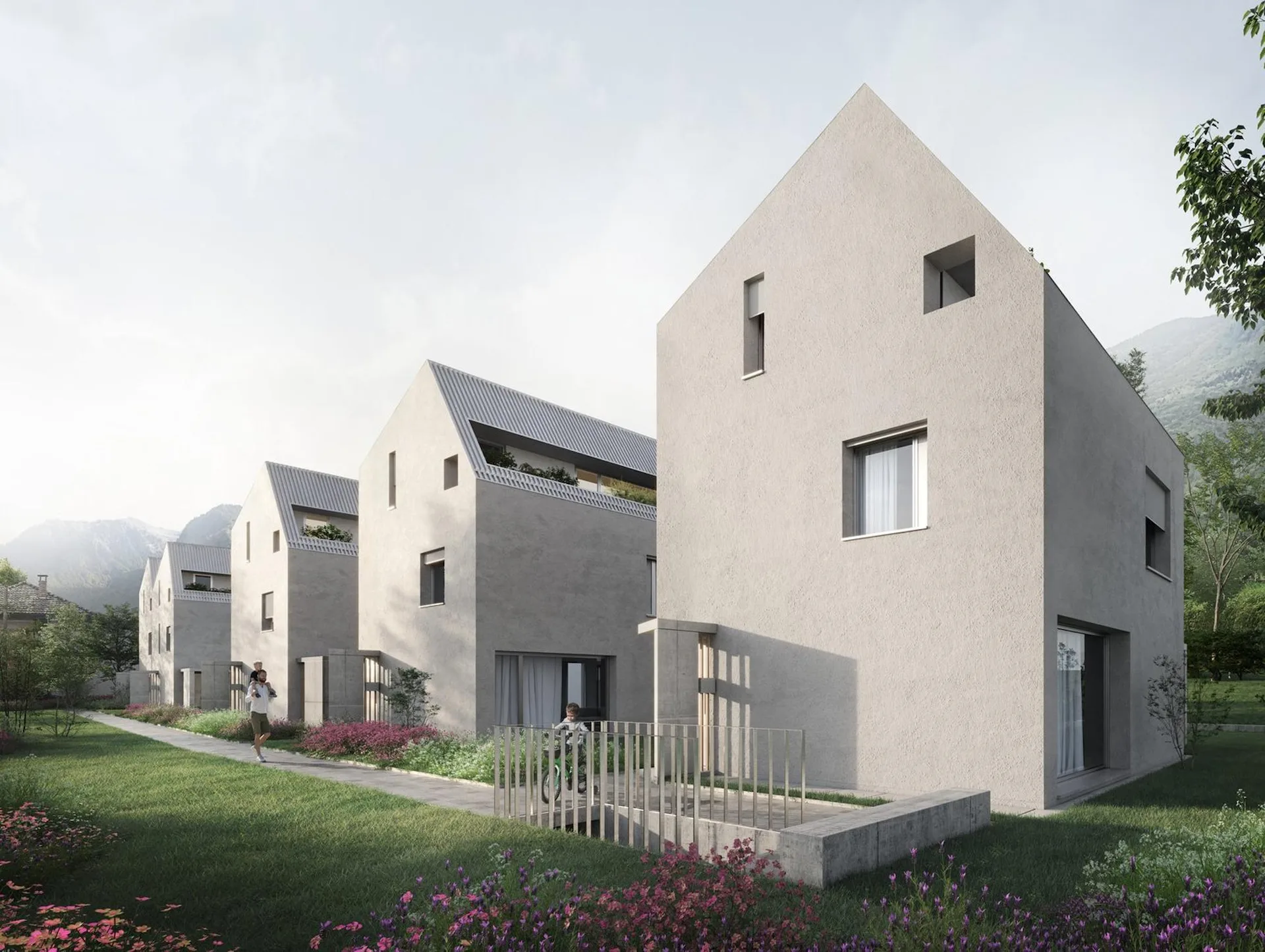 Residenze Amarillys - Villette moderne e accoglienti di 5 locali con giardino a Roveredo (GR)
