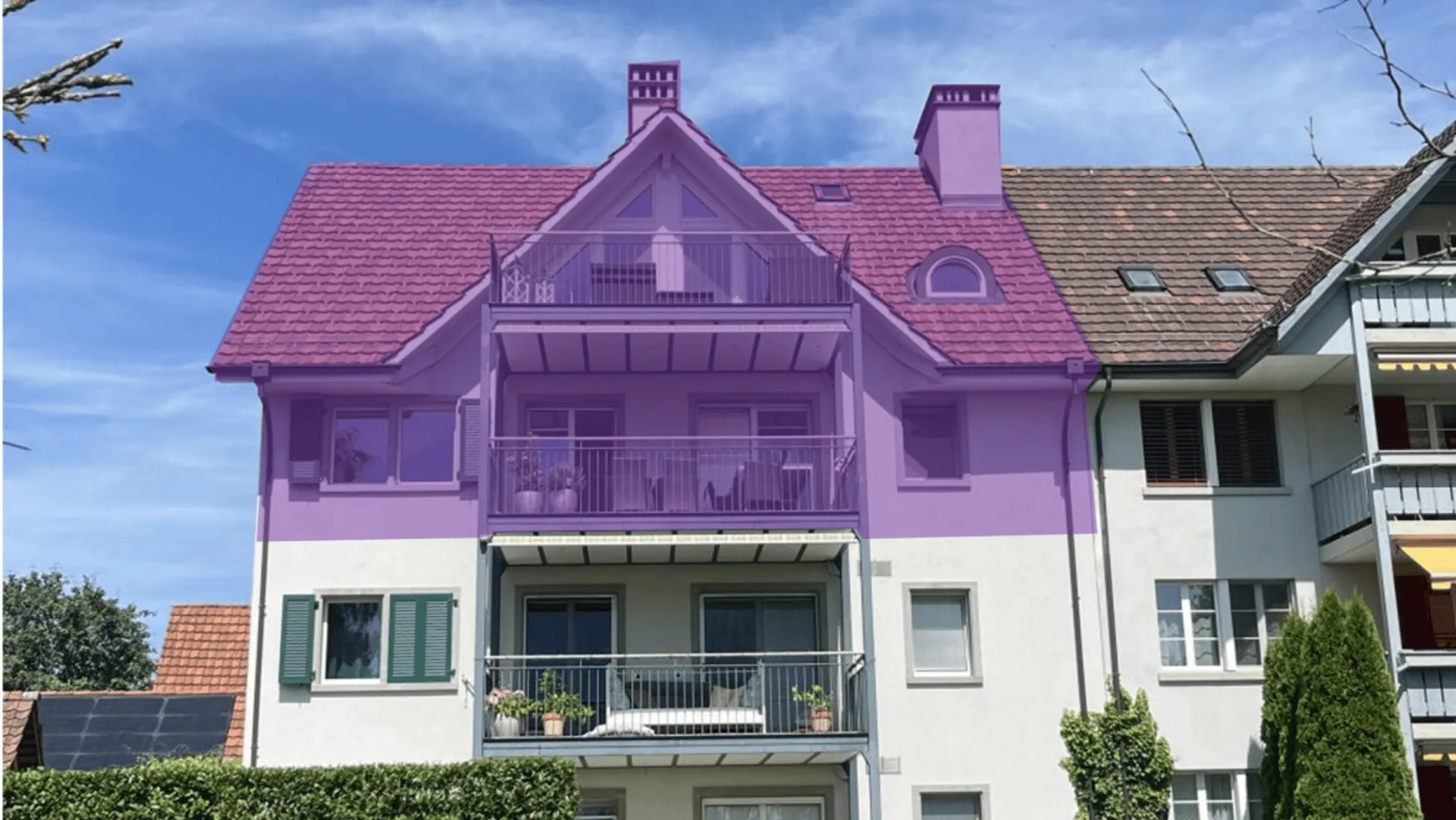 5.5-Zimmer-Dachmaisonettewohnung: grosszügige Wohnoase mit Stil, Charme und Charakter!