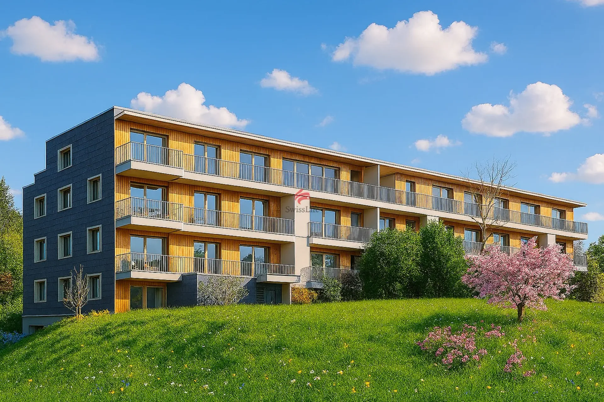 Appartement mansarde élégant avec terrasse de 80 m²