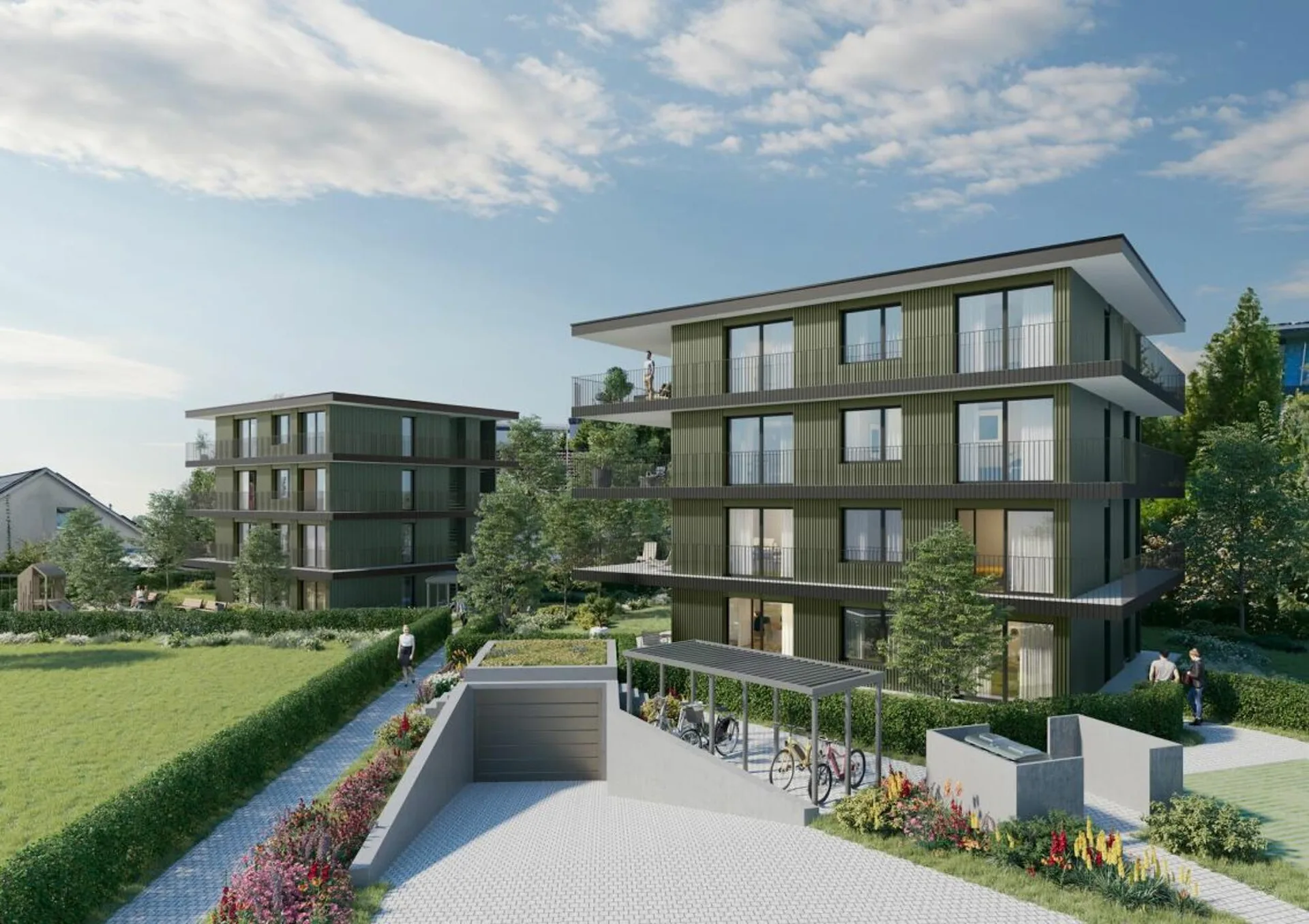 Quadro-Vista Wetzikon appartamento 3.5 locali A1