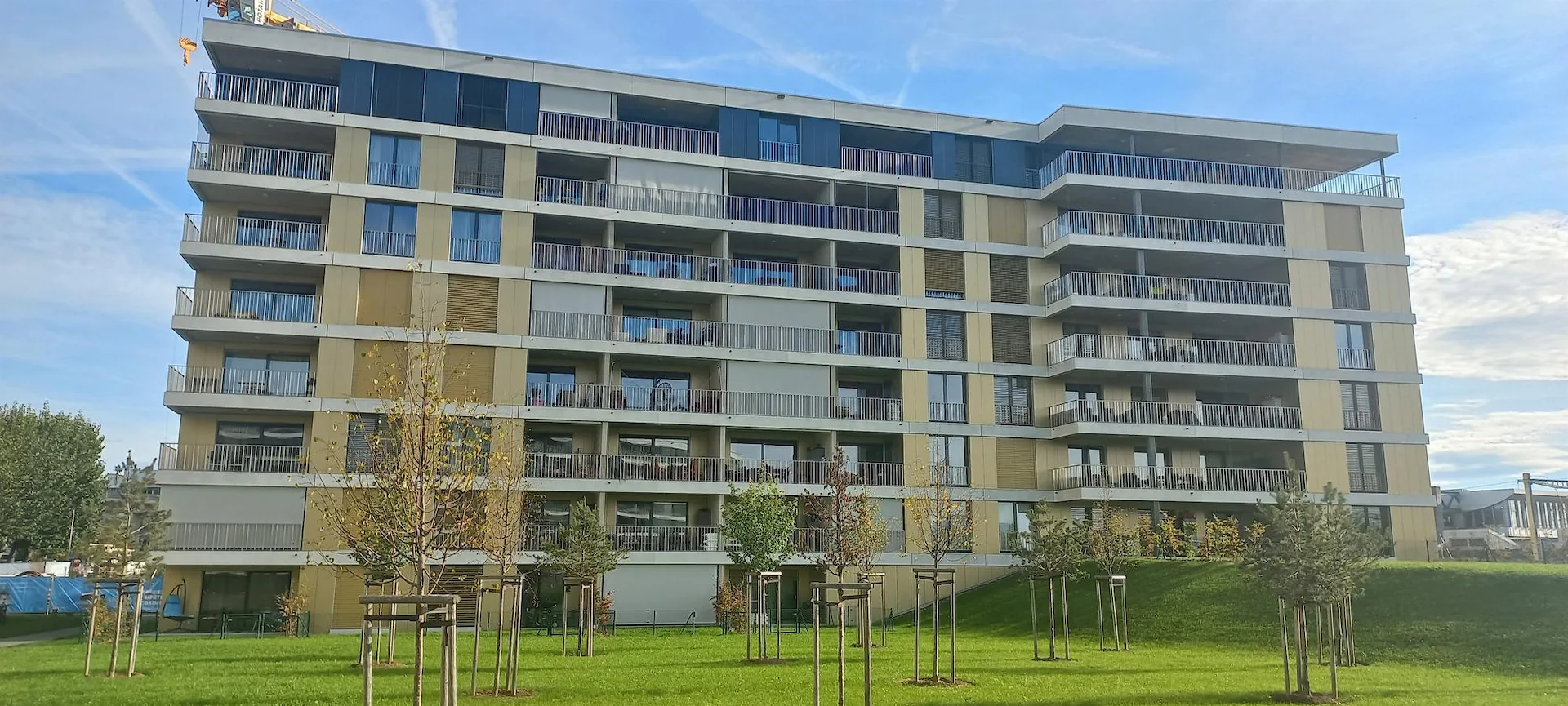 Dans un bâtiment moderne