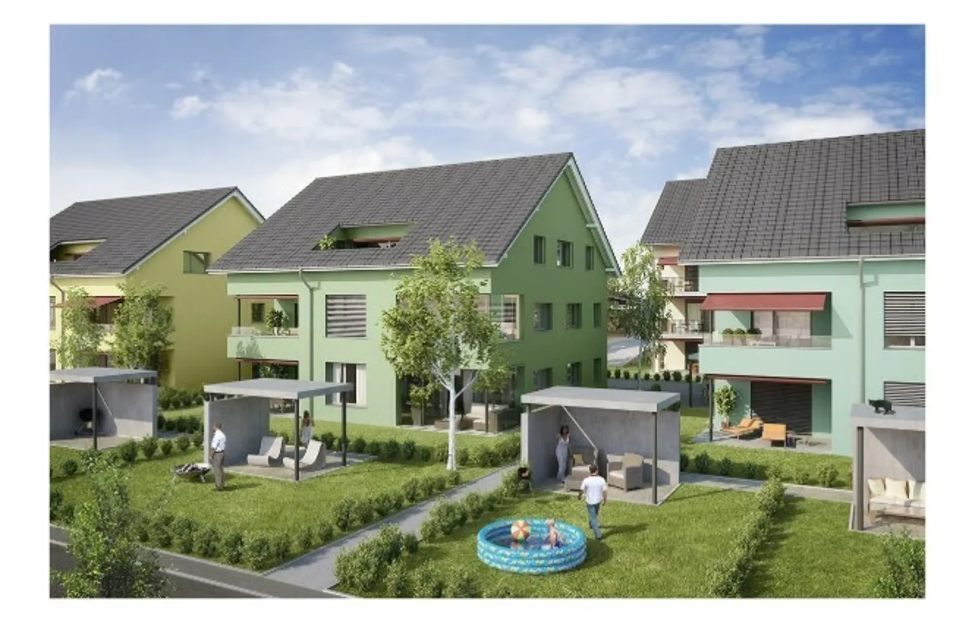 4.5-Zi.-Attikawohnung mit grossem Balkon, Niederwil