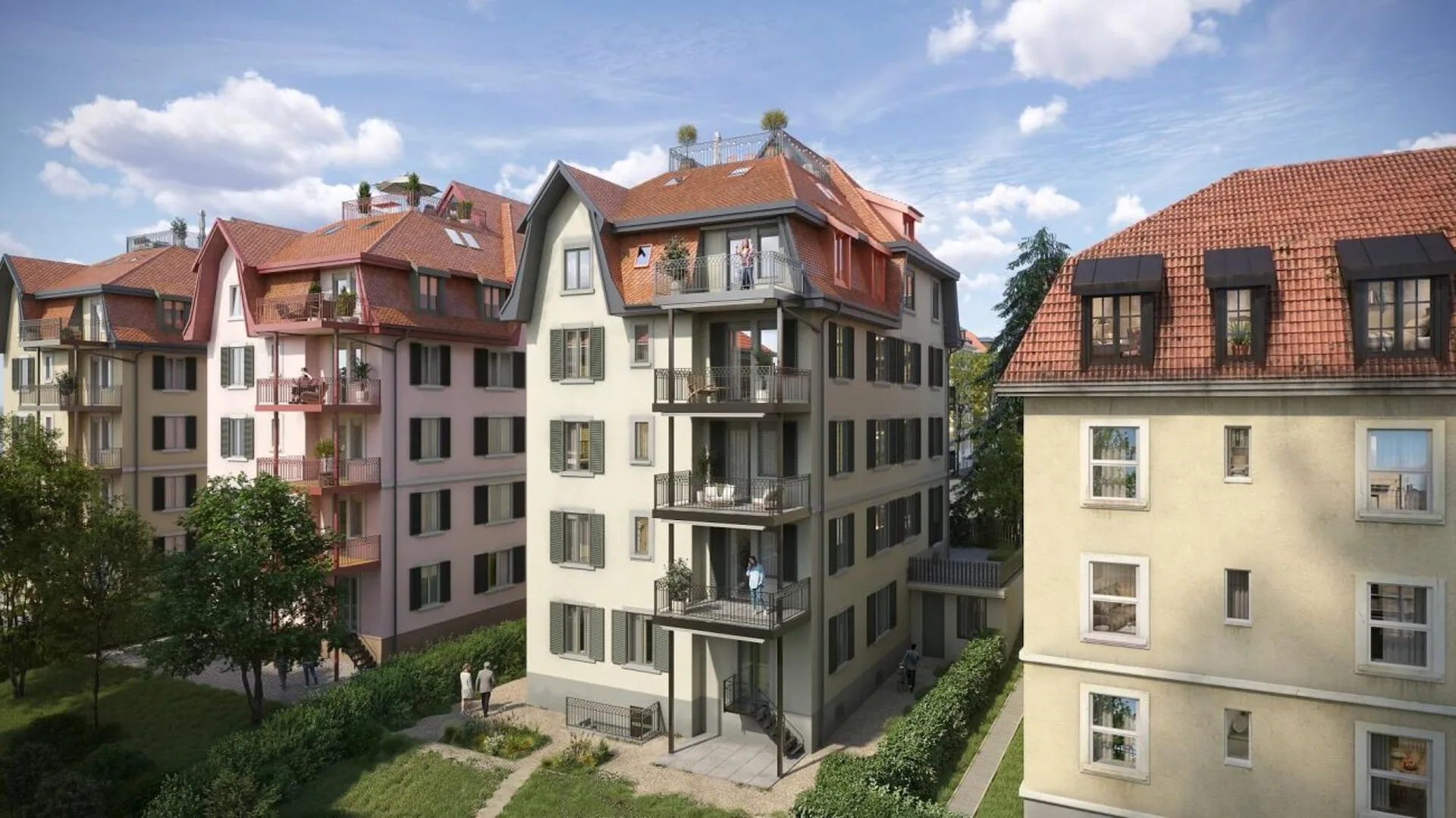 Exklusive 4.5-Zimmer-Maisonette mit privater Dachterrasse und Weitblick