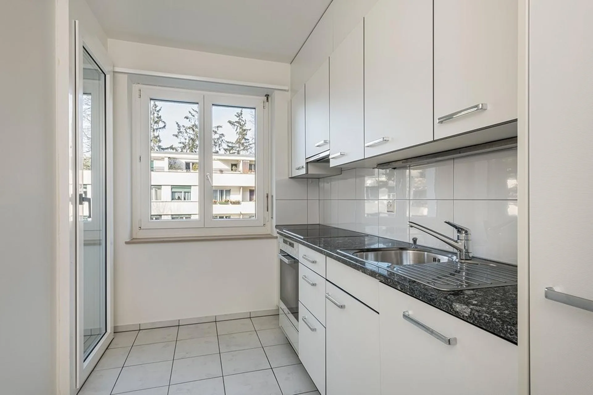 City apartment in a quiet side street