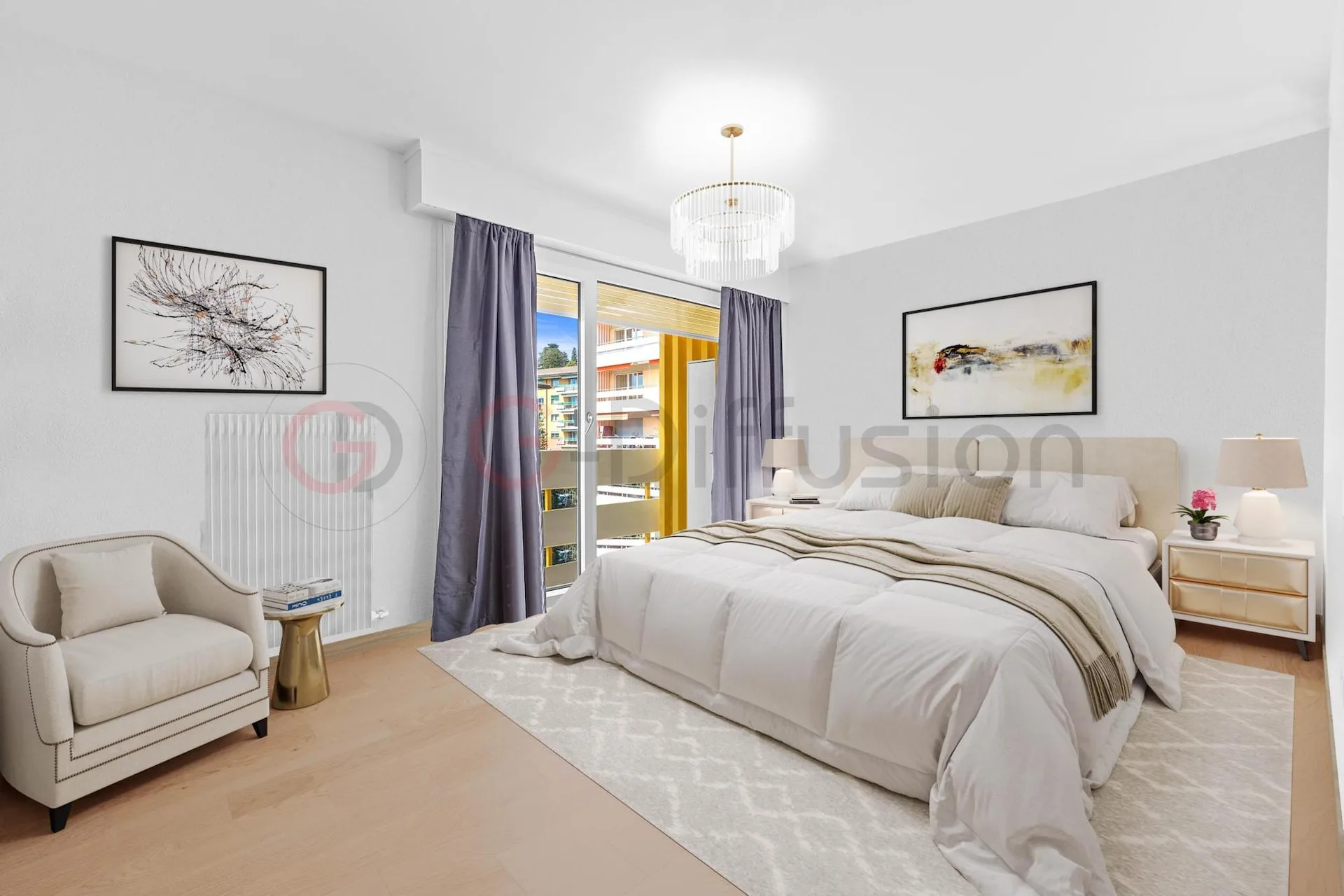 Charmantes 3.5 Zimmer Wohnung mit Balkon und Seeblick