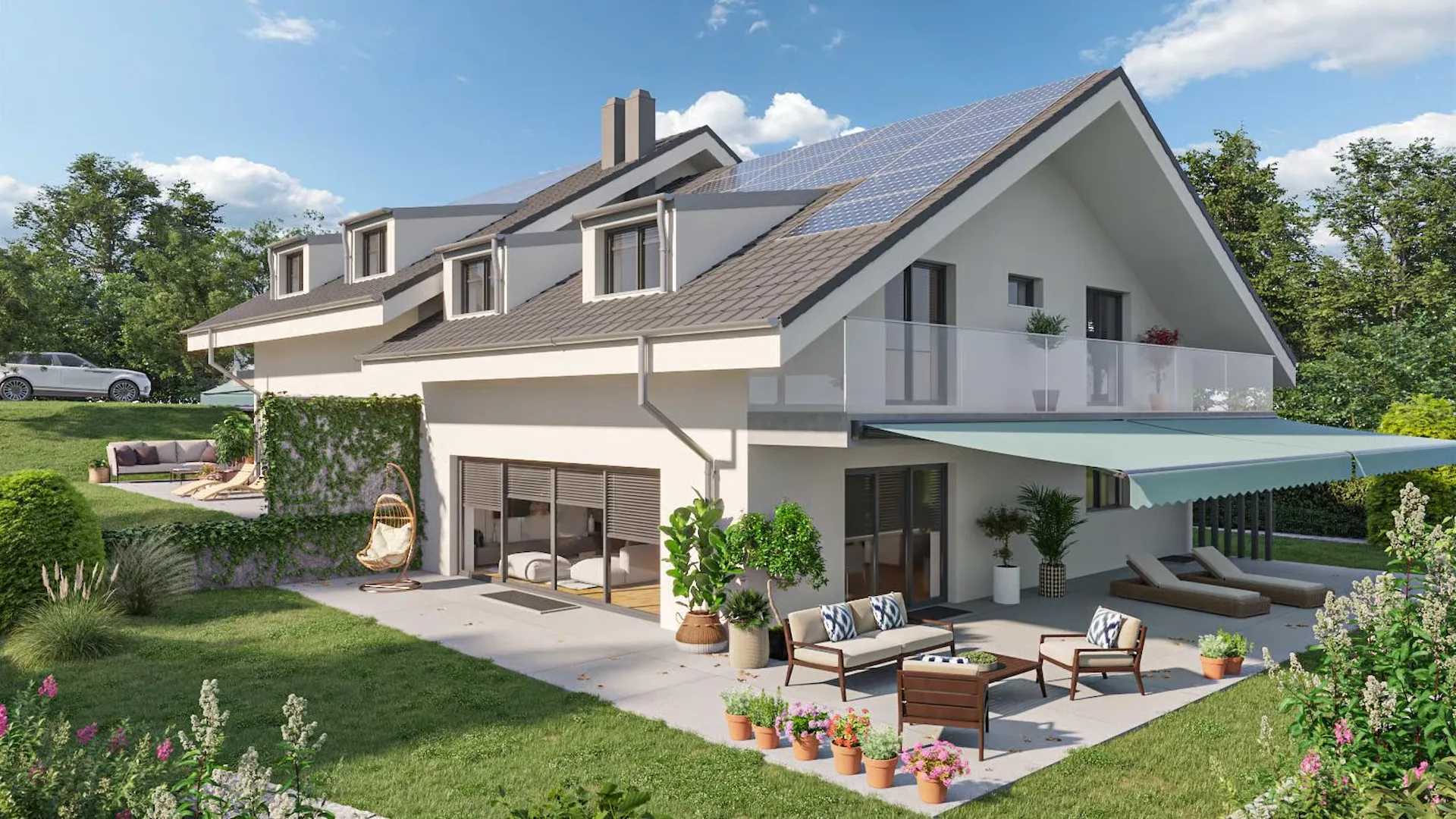 Cantiere aperto! Progetto di 2 ville gemelle su progetto (non ne rimane che una)