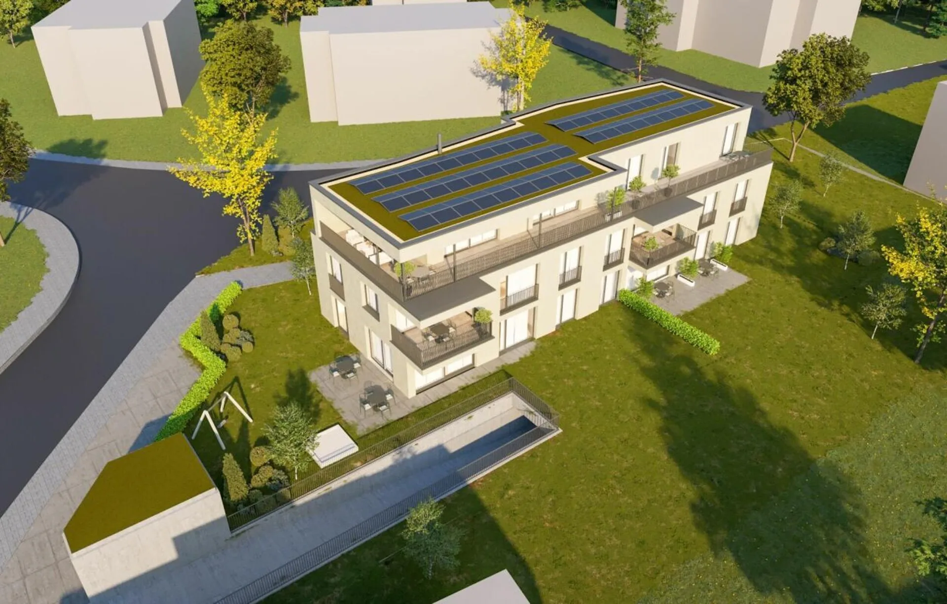 Neubau-Attika - zuoberst eine Etage für sich alleine