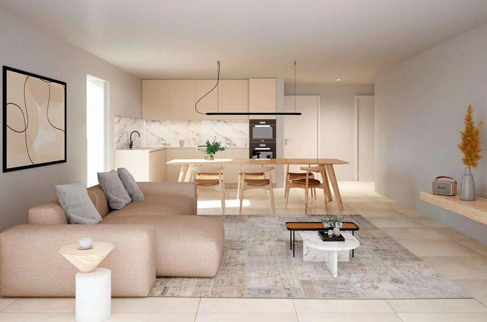 1. Stock 3,5 Zimmer mit großem Balkon