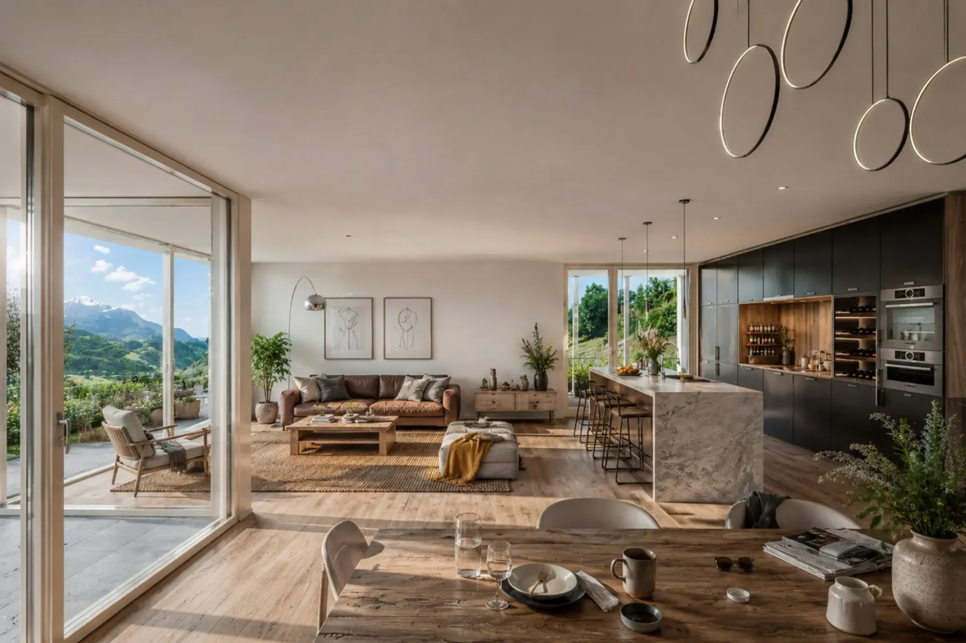 Neue Wohnung mit hohem Standard