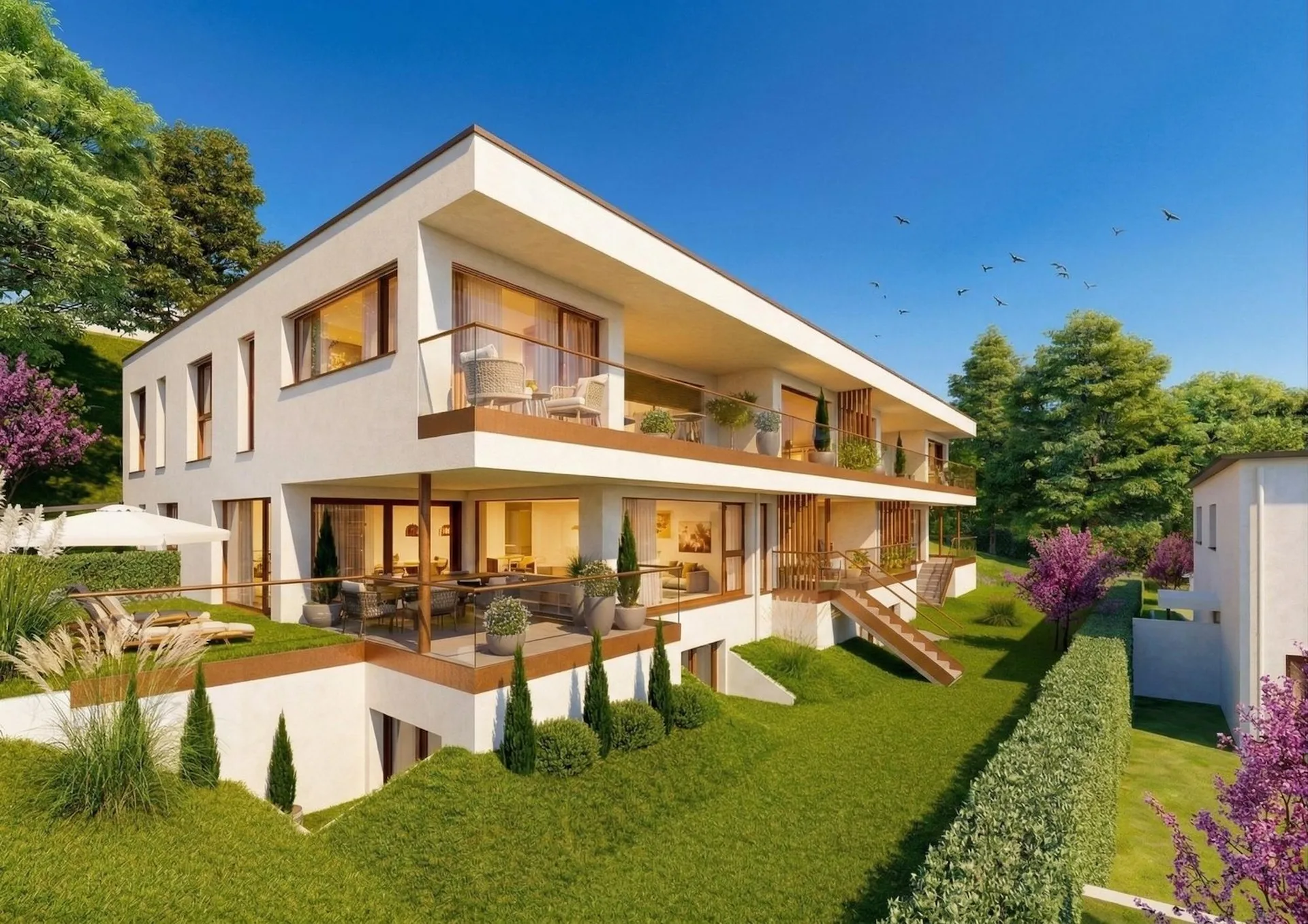 Baubewilligt: Maisonette mit Hauscharakter – 4.5 Zimmer auf 2 Ebenen in Oberdorf (Baubewilligt)