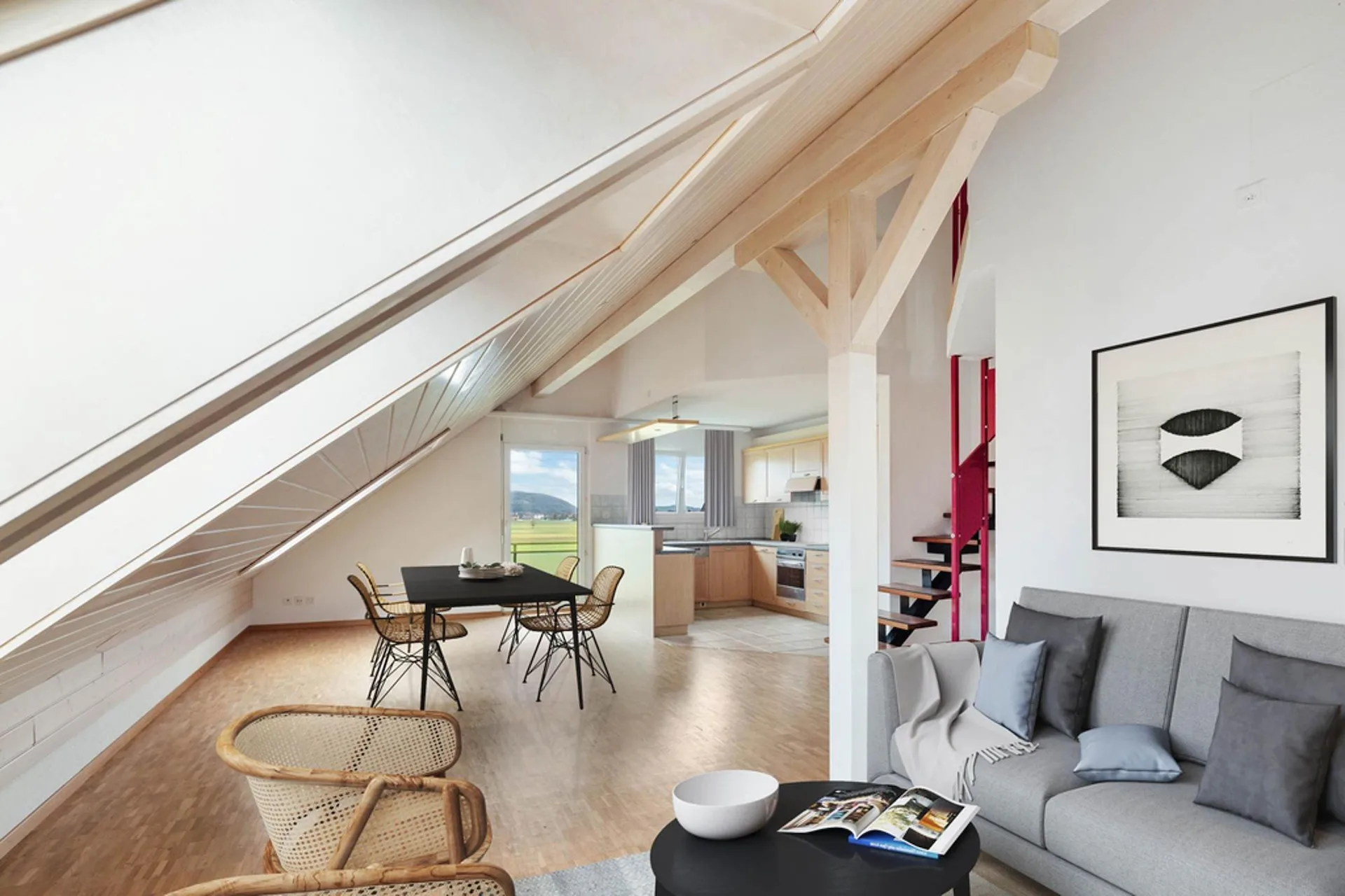 Wohnung mit herrlicher Aussicht - Erstvermietung nach Totalsanierung