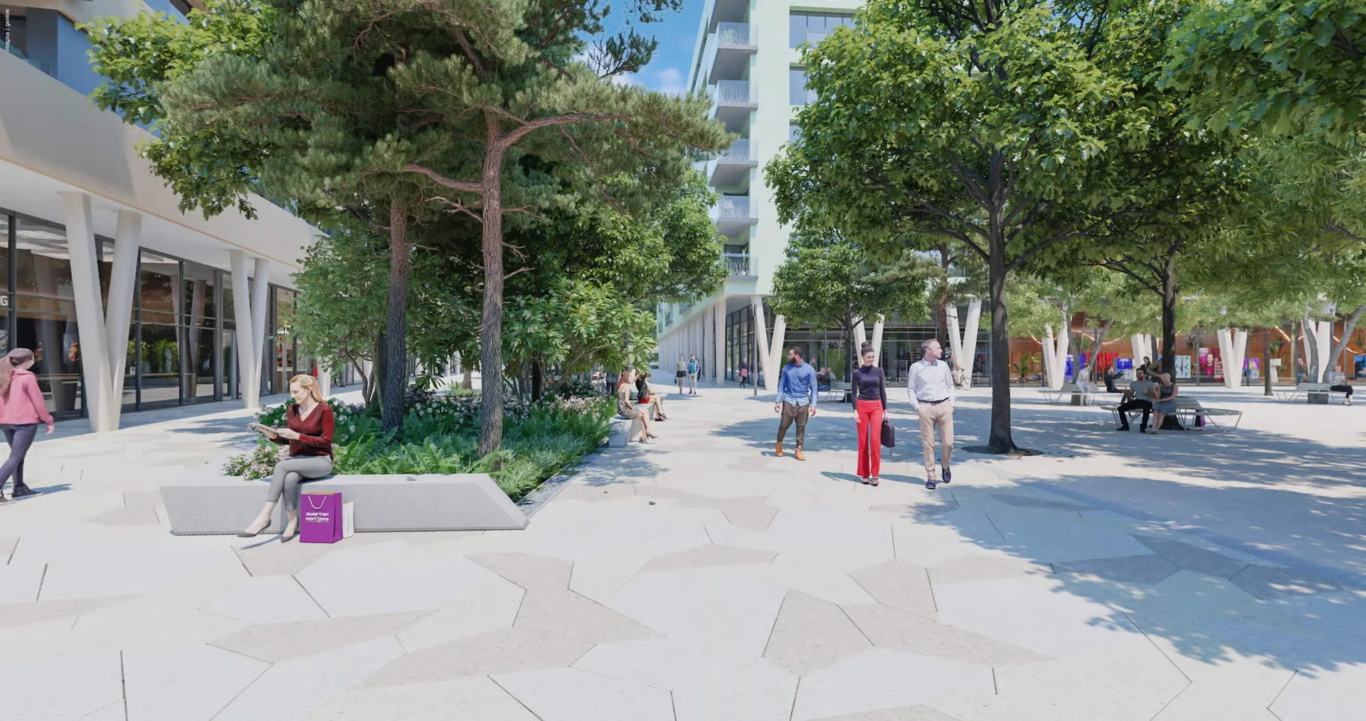 Büros zur Miete in einem neuen Quartier