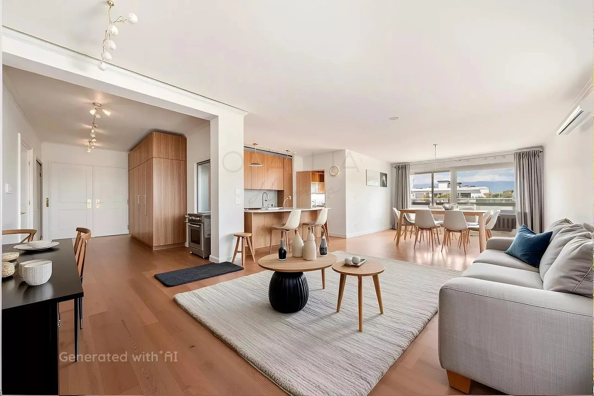 Bel appartement en pignon avec vue sur le Jet d’Eau - Champel
