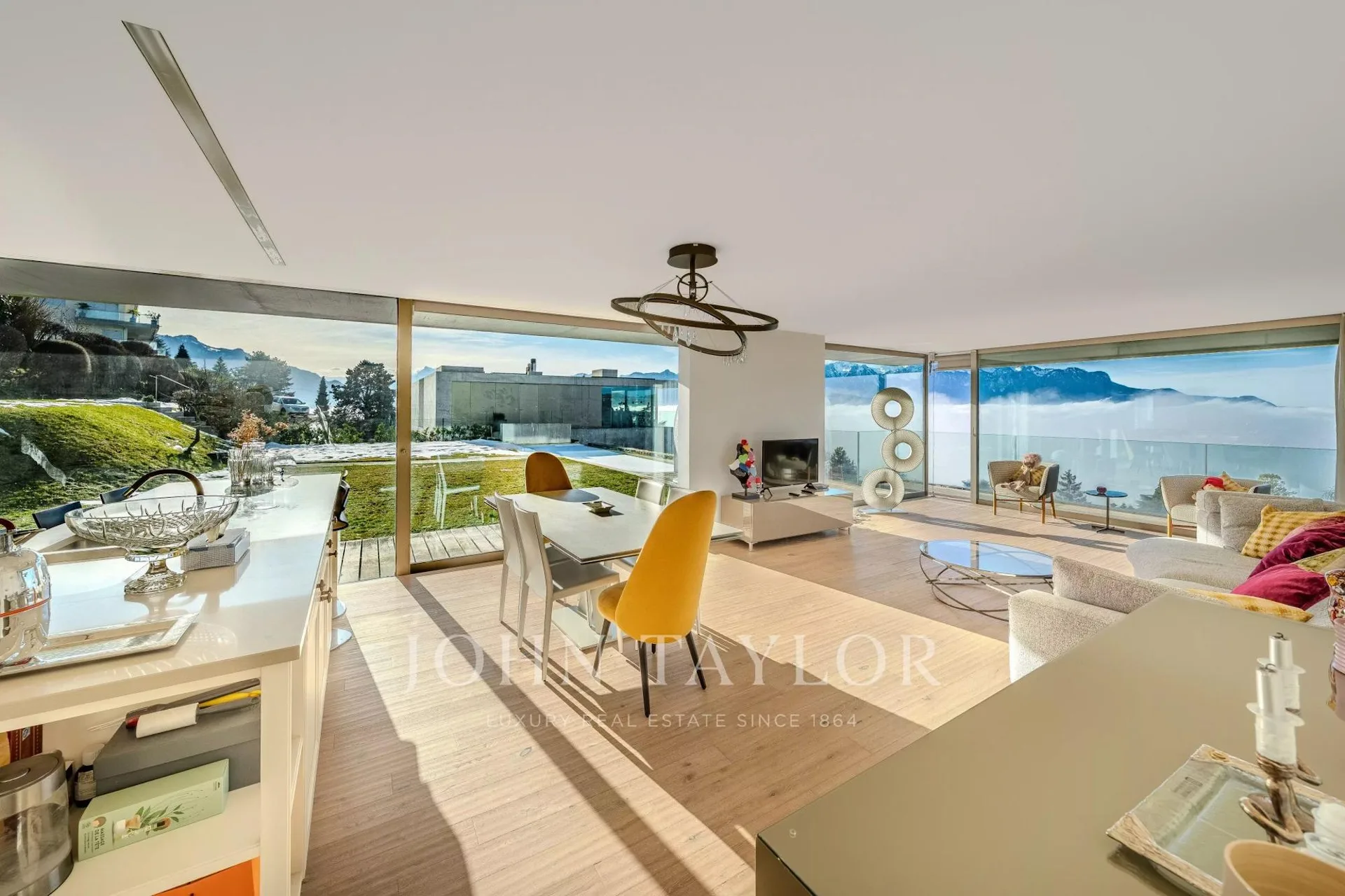 EXCLUSIVITÉ!  Exceptionnel 4.5 pièces contemporain avec vue panoramique sur le lac