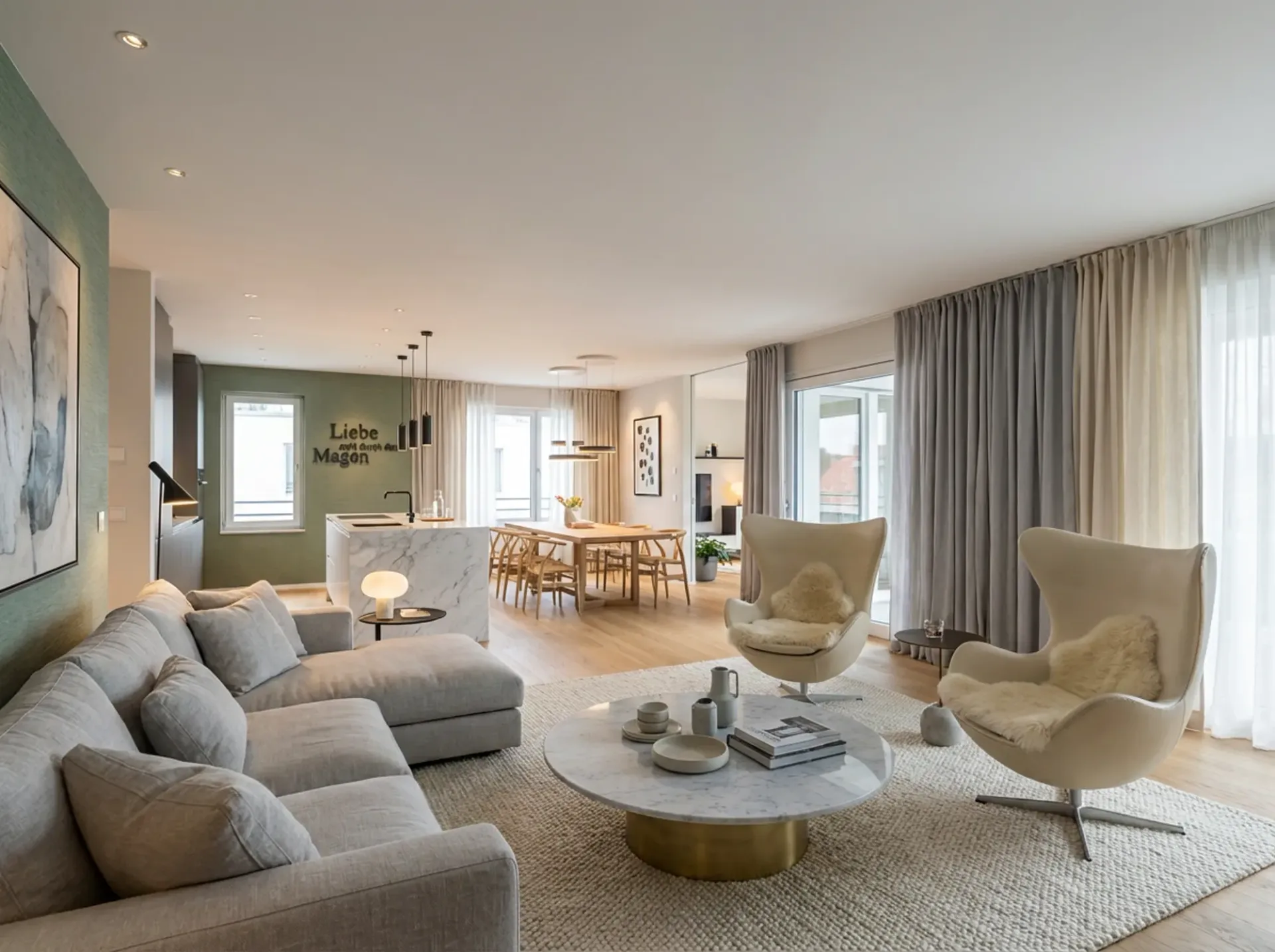 Moderne 5.5-Zimmer-Neubauwohnung in nachhaltiger Bauweise in Muolen