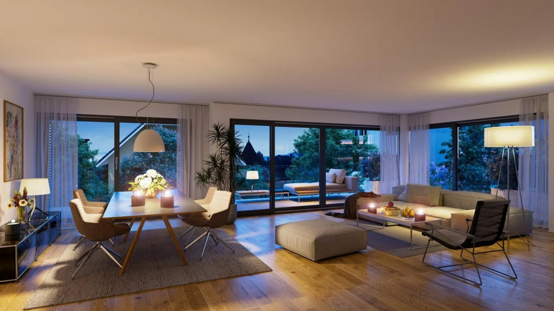 Dernier appartement de la promotion:  4,5 pièces, 124m2 et 37m2 de balcon