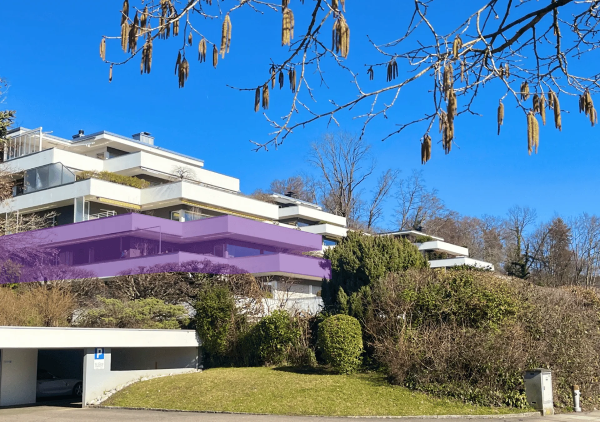 4.5-Zimmer-Terrassenwohnung mit herrlichen Aussenflächen und traumhafter Weitsicht!