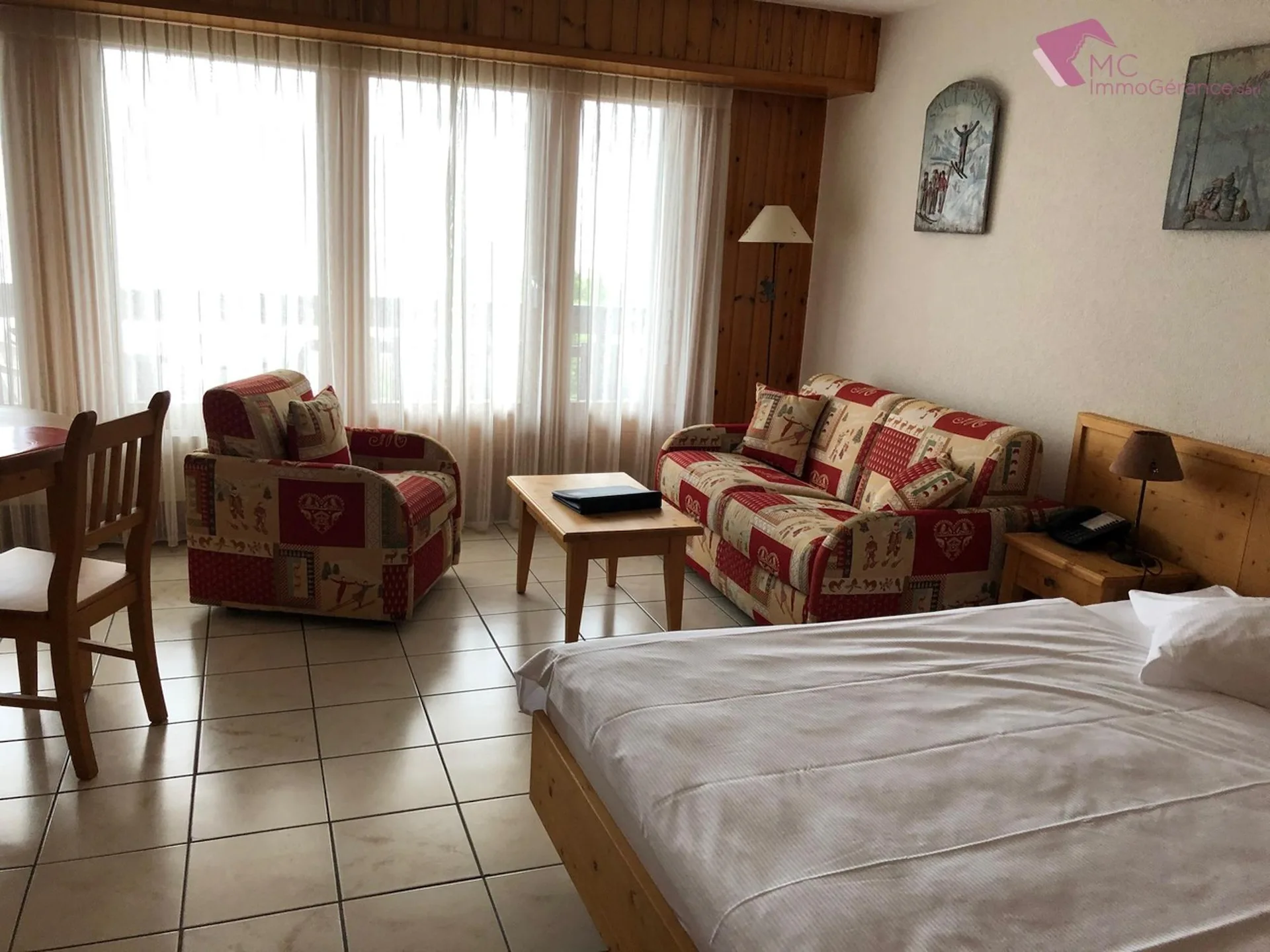 Ovronnaz - Charming South-facing studio located in the Mayen Blanc neighborhood